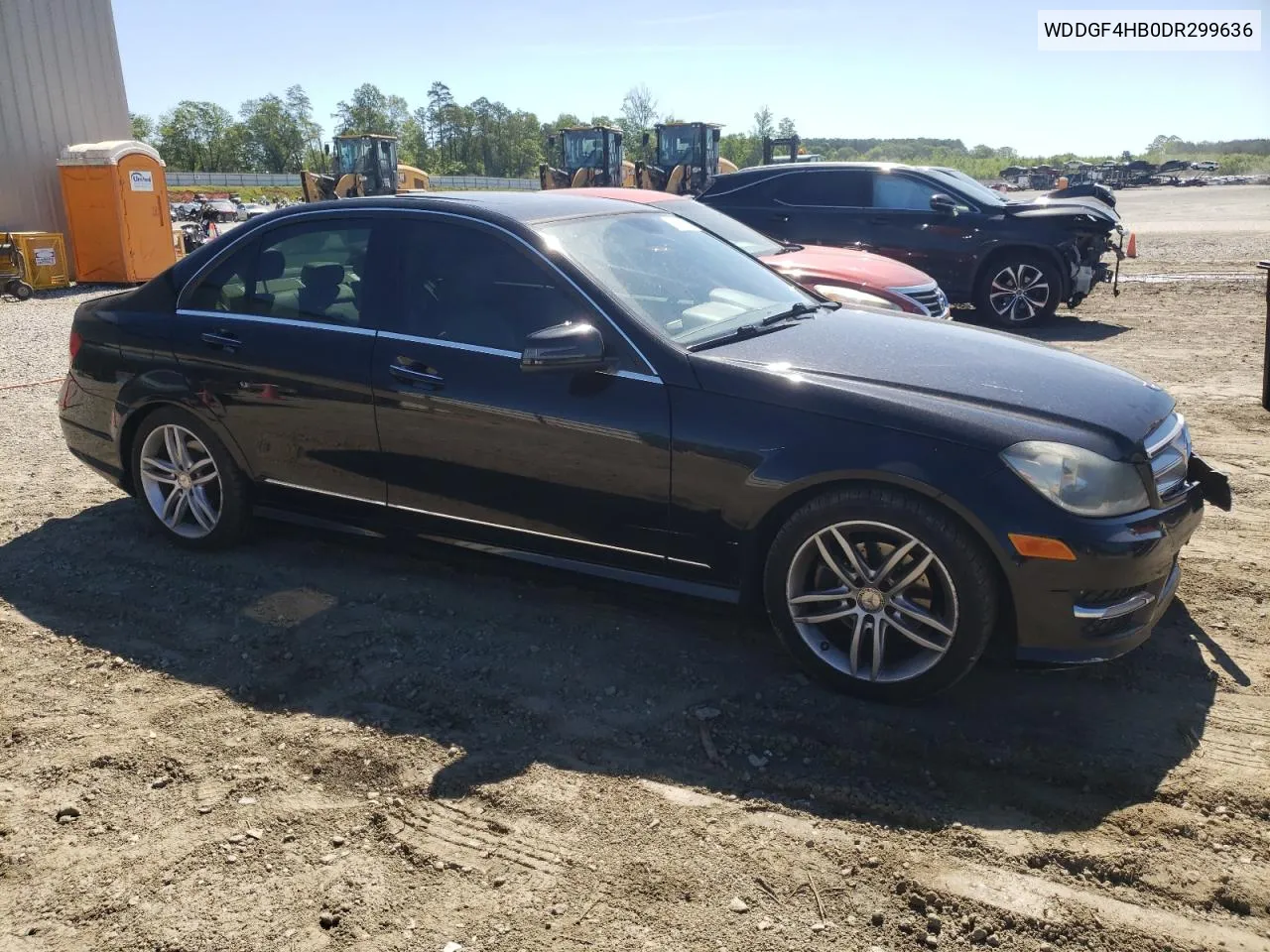 2013 Mercedes-Benz C 250 VIN: WDDGF4HB0DR299636 Lot: 53215014