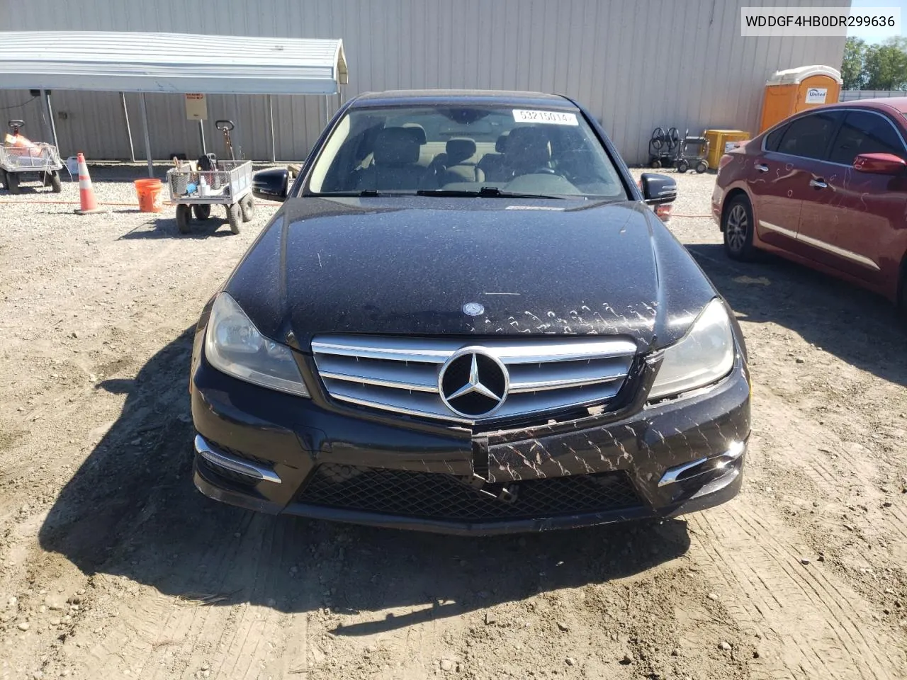 2013 Mercedes-Benz C 250 VIN: WDDGF4HB0DR299636 Lot: 53215014