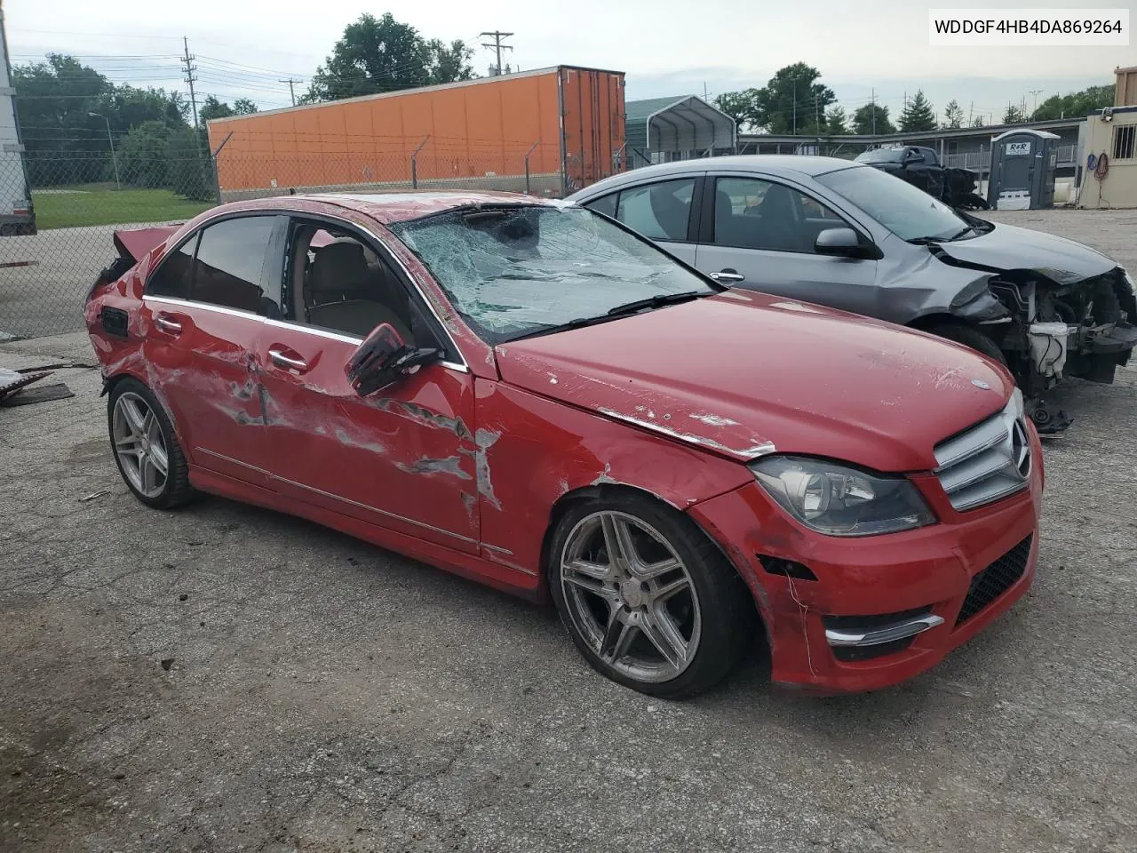 2013 Mercedes-Benz C 250 VIN: WDDGF4HB4DA869264 Lot: 53578474