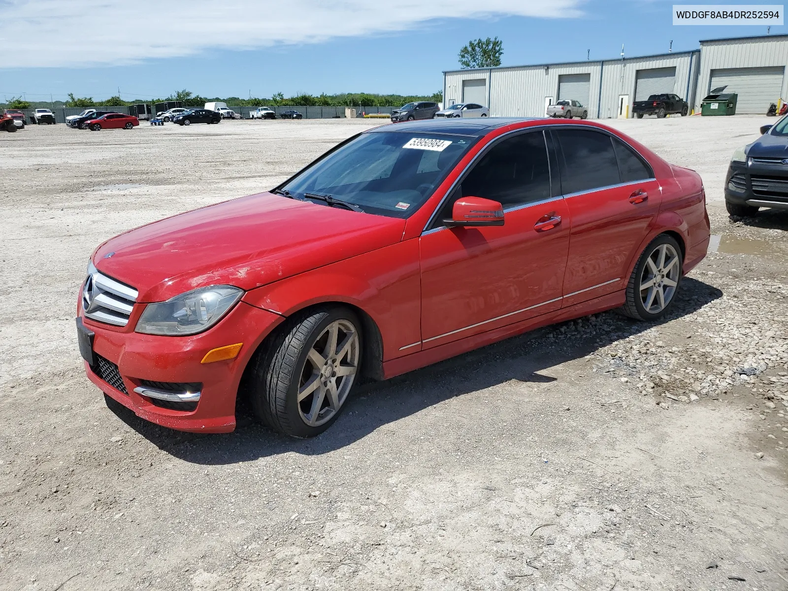 2013 Mercedes-Benz C 300 4Matic VIN: WDDGF8AB4DR252594 Lot: 53950984