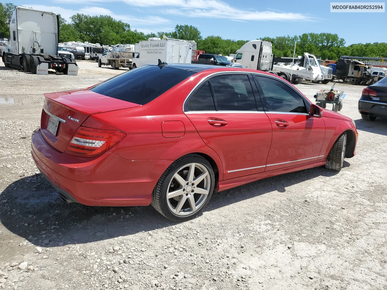 2013 Mercedes-Benz C 300 4Matic VIN: WDDGF8AB4DR252594 Lot: 53950984