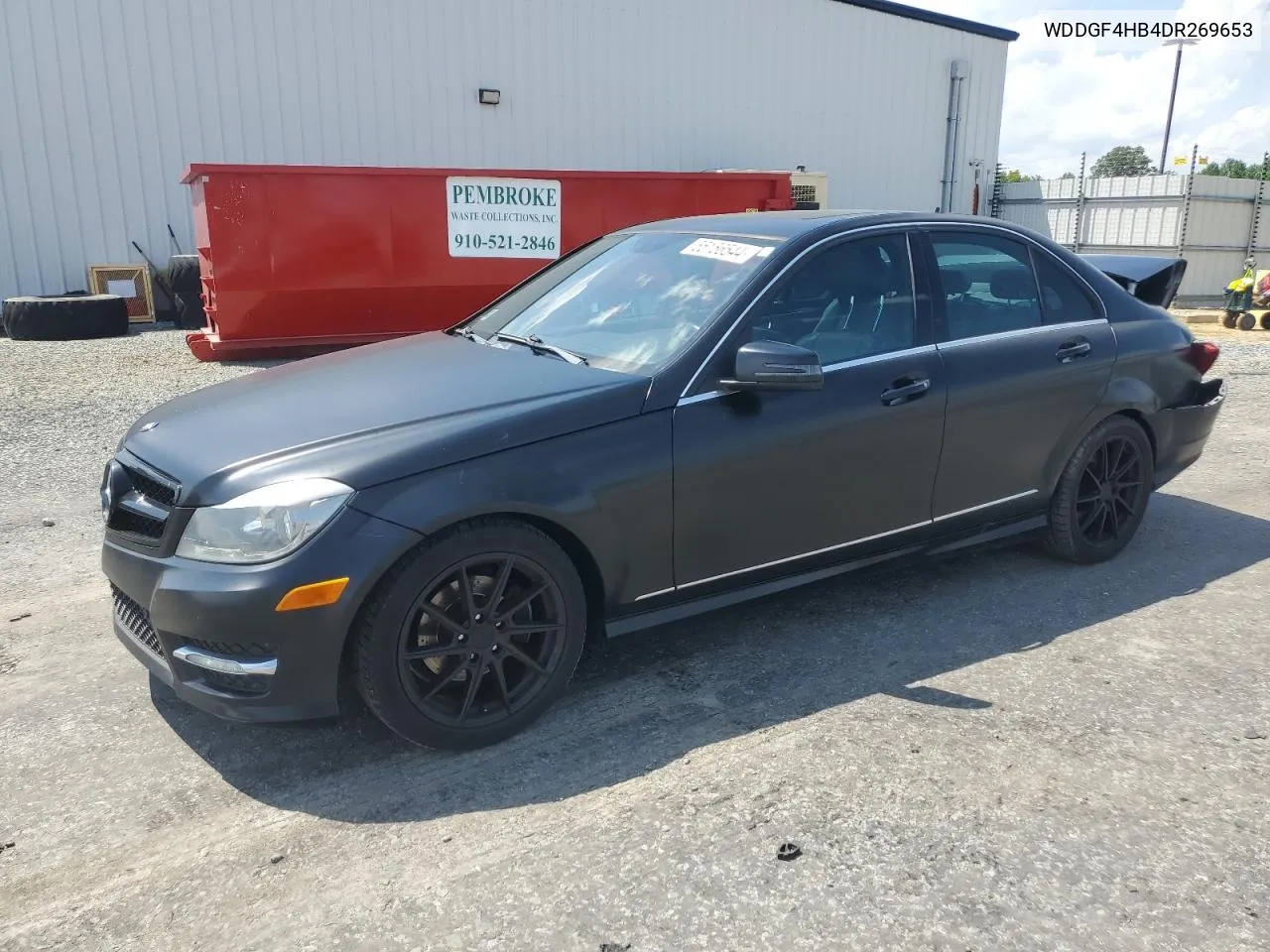 2013 Mercedes-Benz C 250 VIN: WDDGF4HB4DR269653 Lot: 55156544