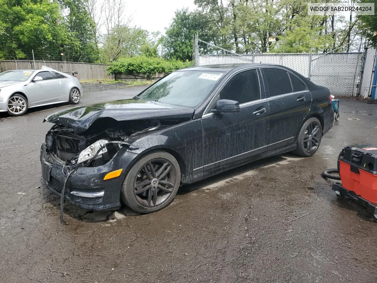 2013 Mercedes-Benz C 300 4Matic VIN: WDDGF8AB2DR244204 Lot: 55972014