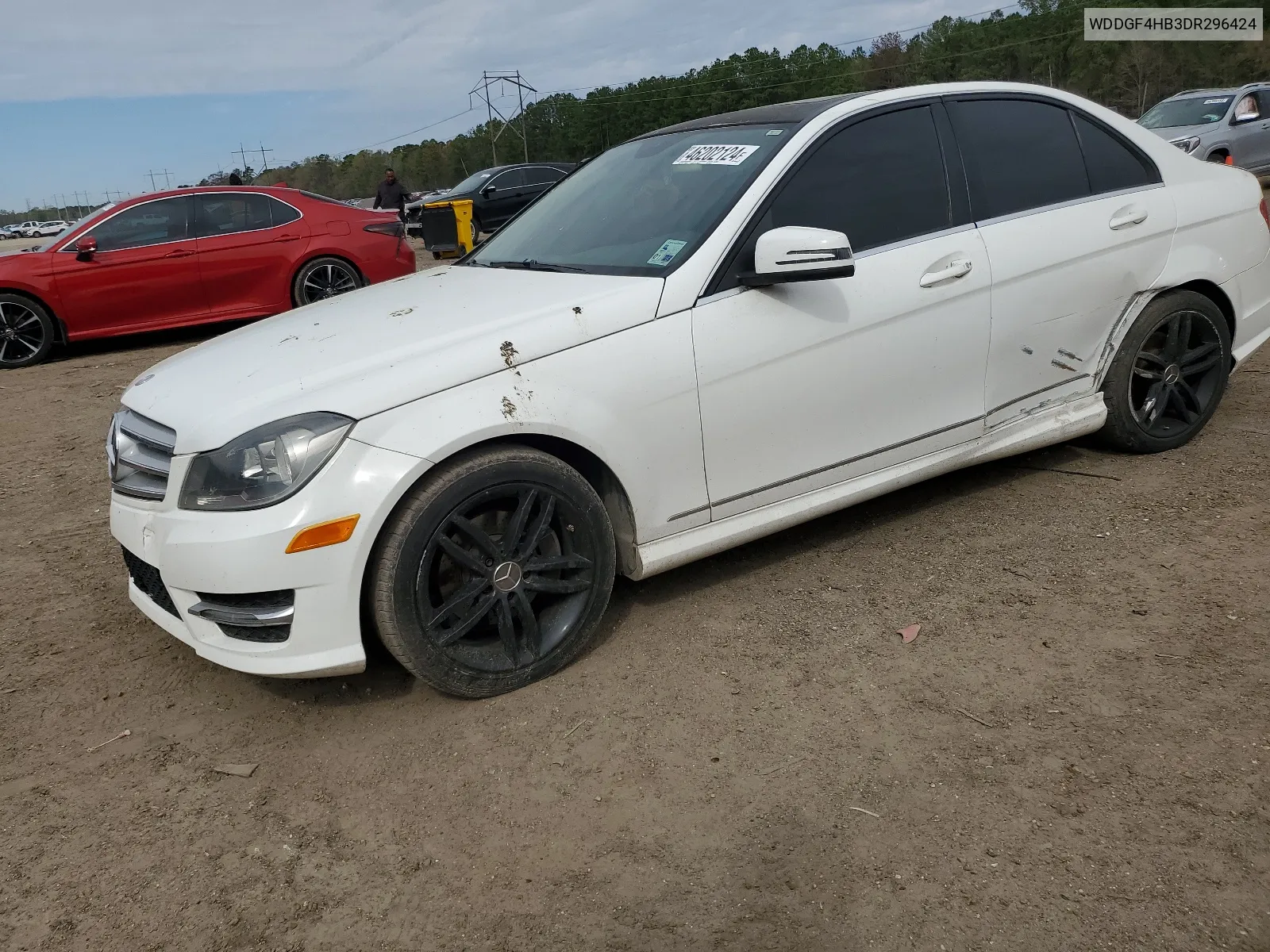 2013 Mercedes-Benz C 250 VIN: WDDGF4HB3DR296424 Lot: 56141764