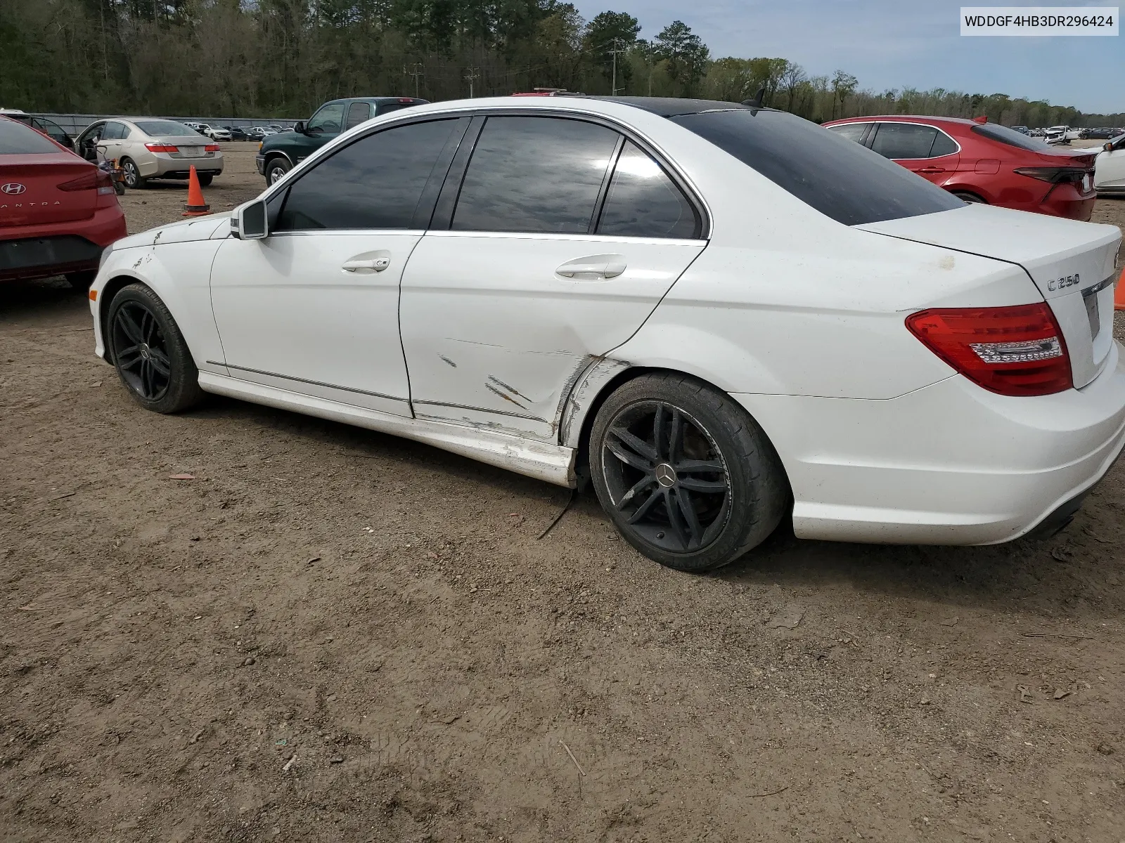 2013 Mercedes-Benz C 250 VIN: WDDGF4HB3DR296424 Lot: 56141764