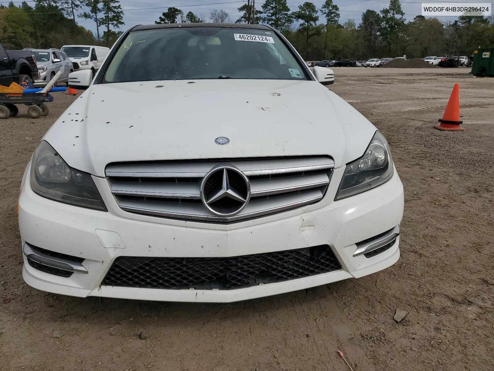 2013 Mercedes-Benz C 250 VIN: WDDGF4HB3DR296424 Lot: 56141764