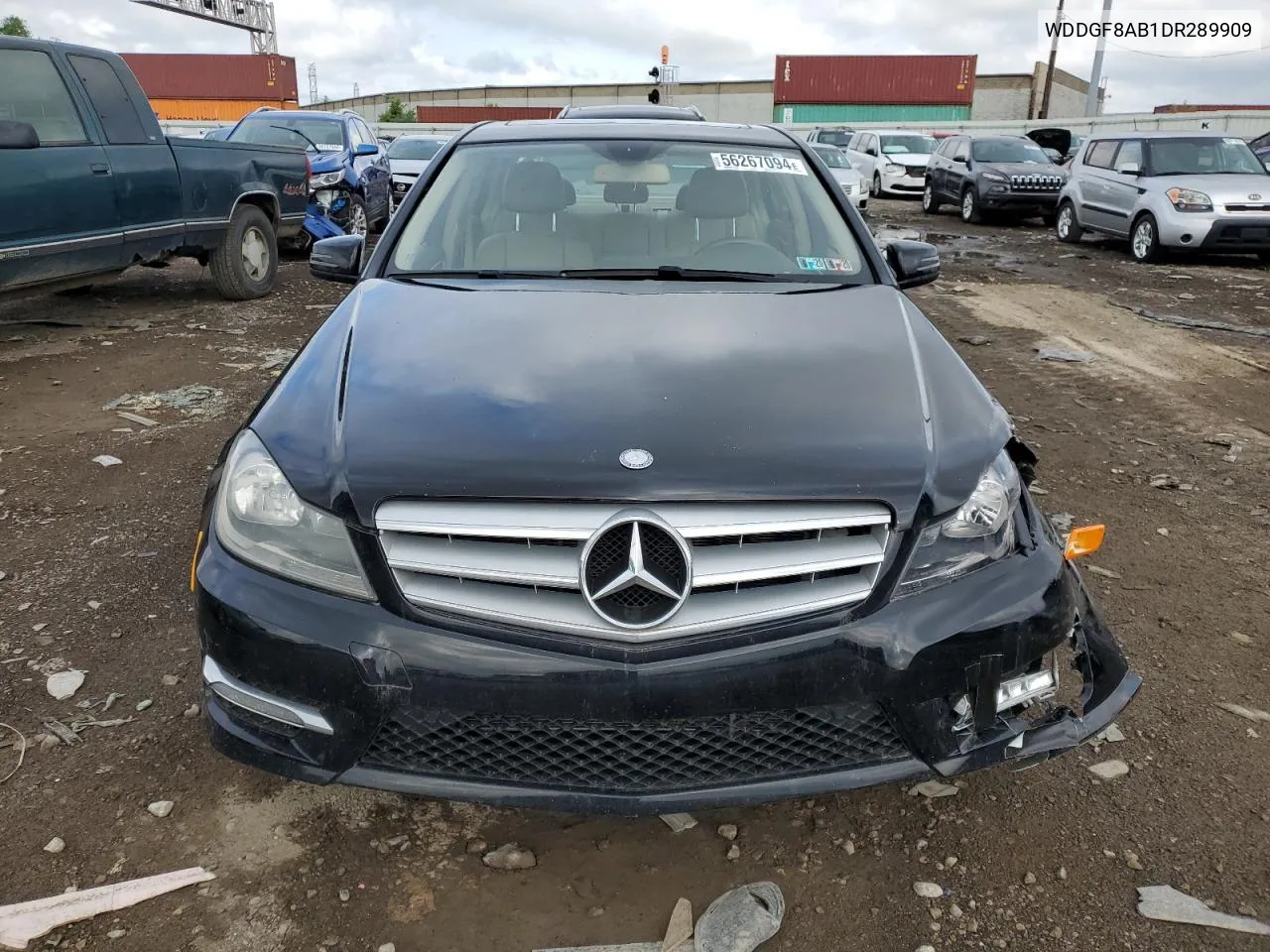 2013 Mercedes-Benz C 300 4Matic VIN: WDDGF8AB1DR289909 Lot: 56267094