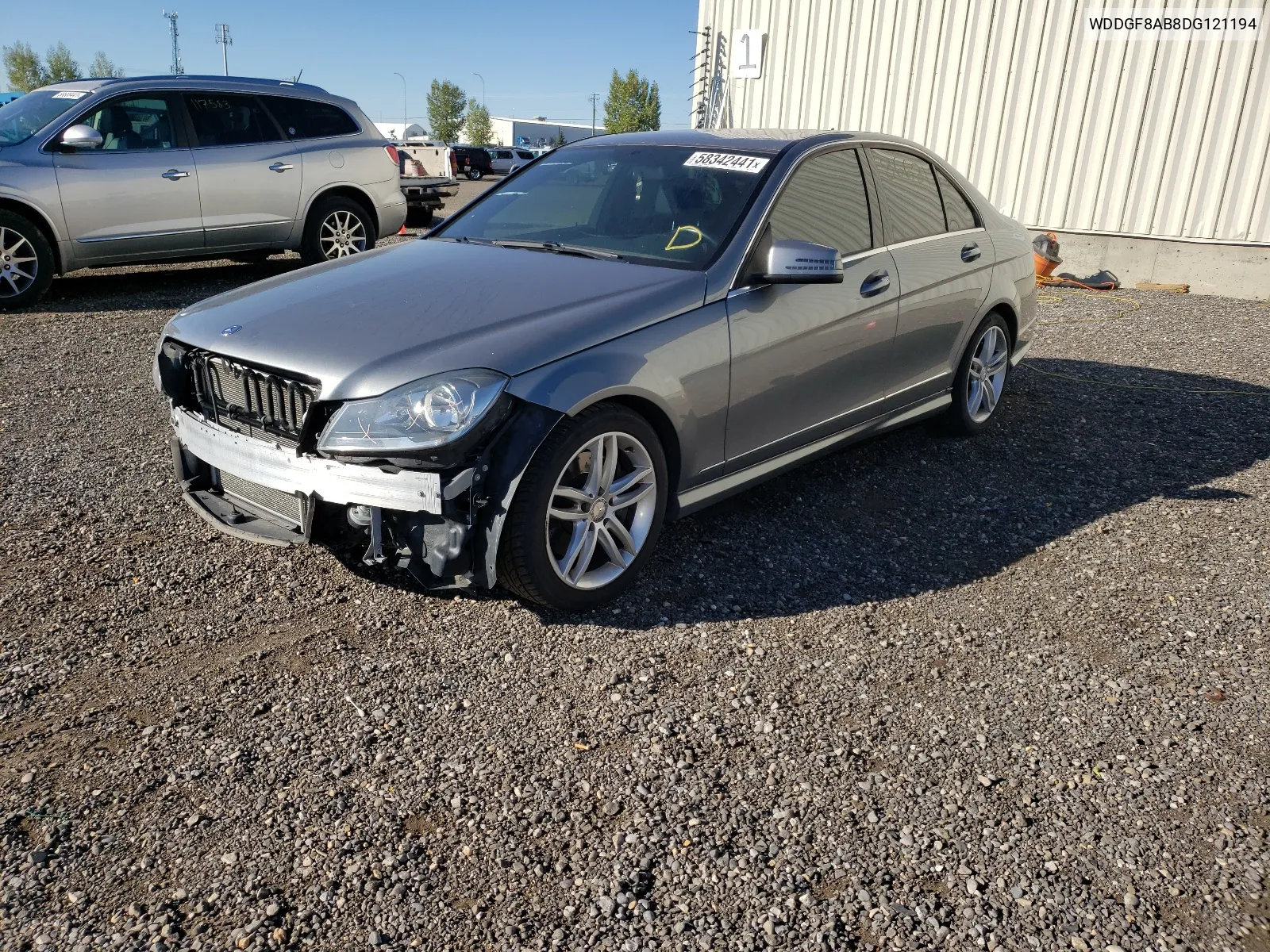 2013 Mercedes-Benz C 300 4Matic VIN: WDDGF8AB8DG121194 Lot: 58342441