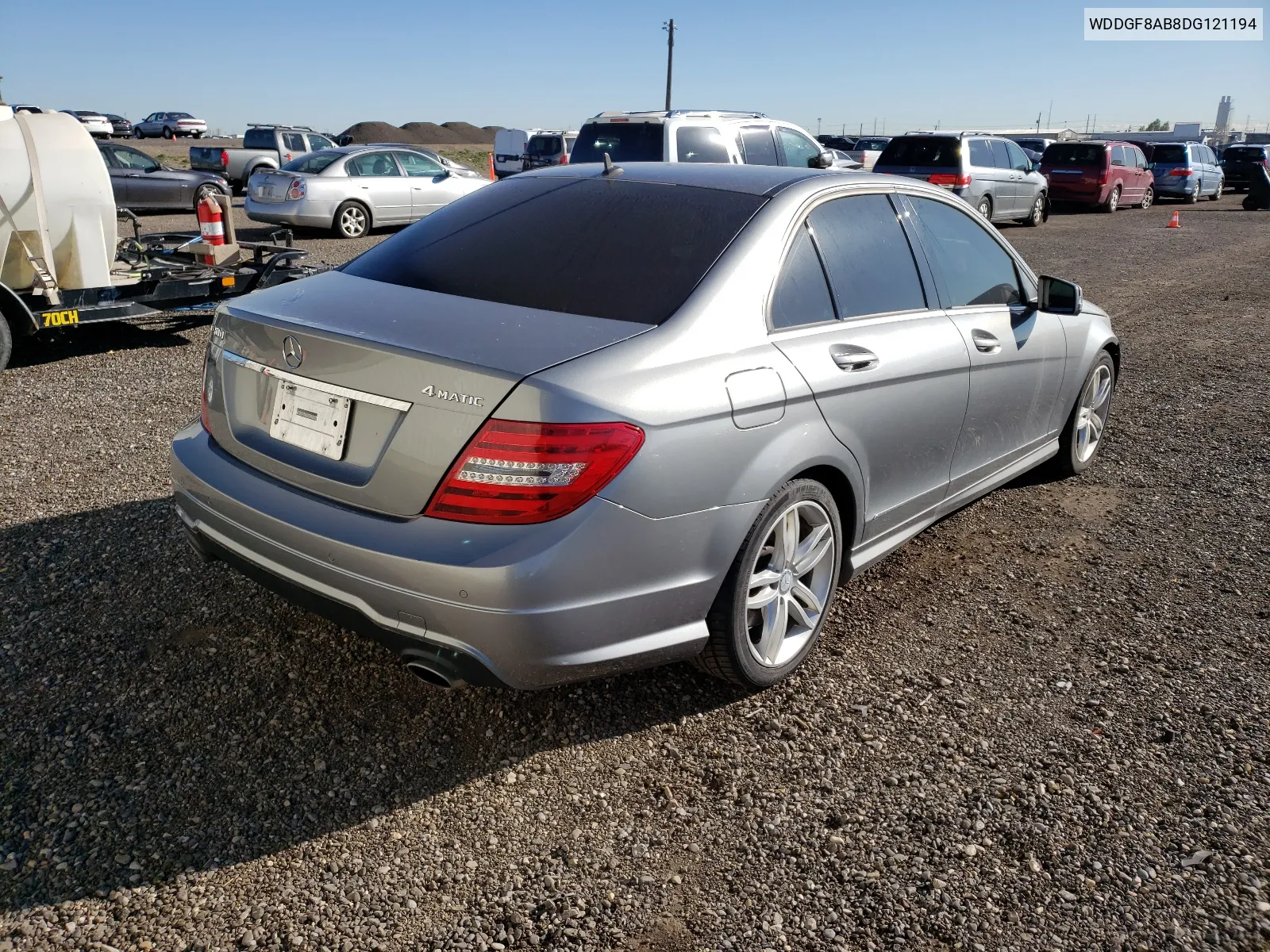 2013 Mercedes-Benz C 300 4Matic VIN: WDDGF8AB8DG121194 Lot: 58342441