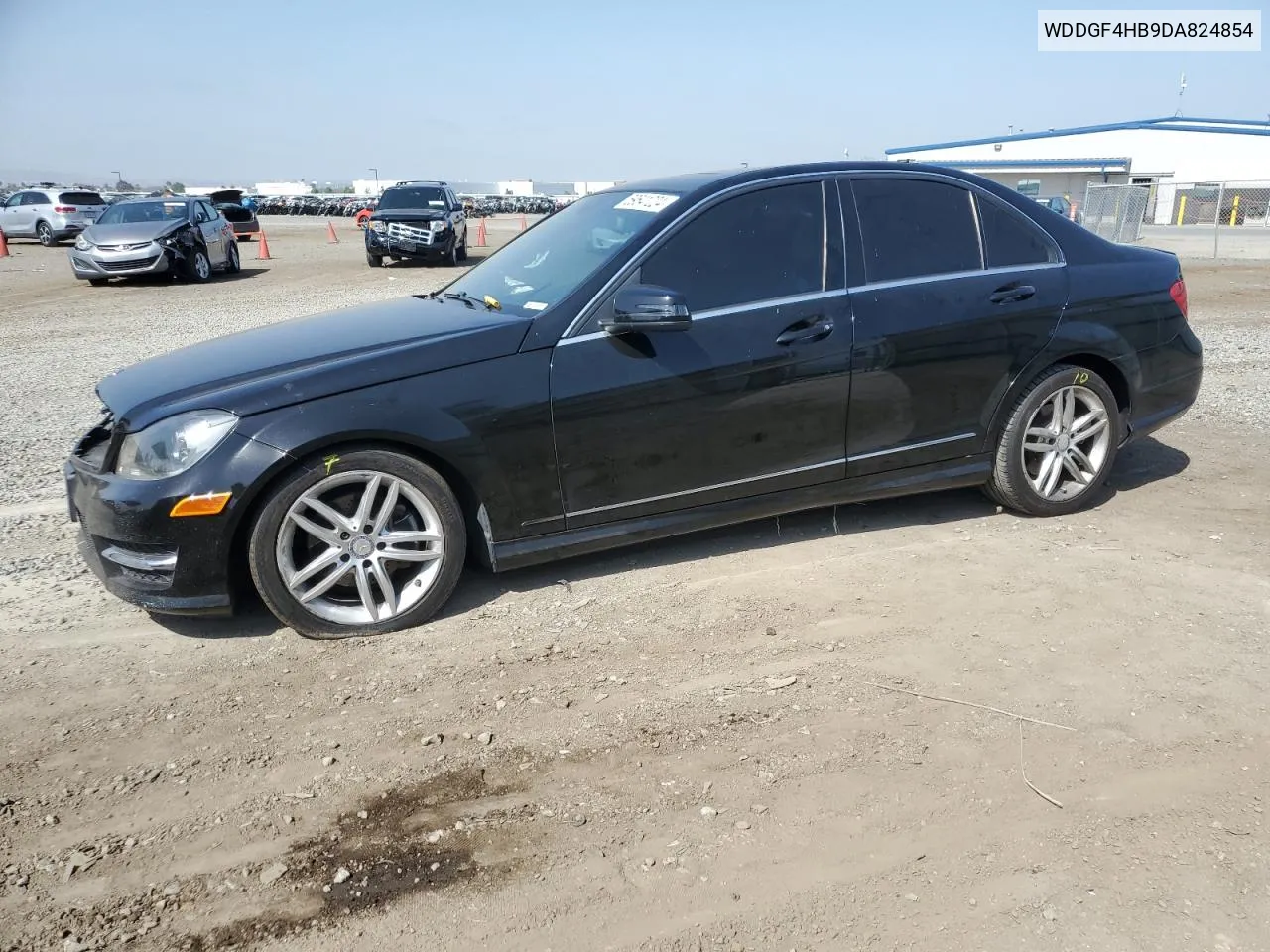 2013 Mercedes-Benz C 250 VIN: WDDGF4HB9DA824854 Lot: 59541224