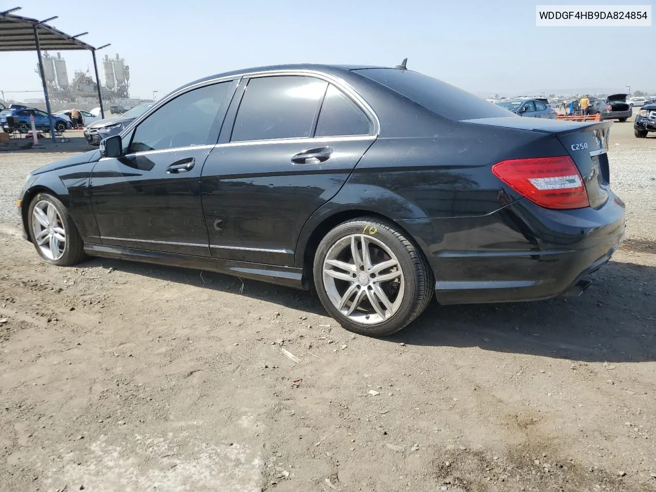 2013 Mercedes-Benz C 250 VIN: WDDGF4HB9DA824854 Lot: 59541224