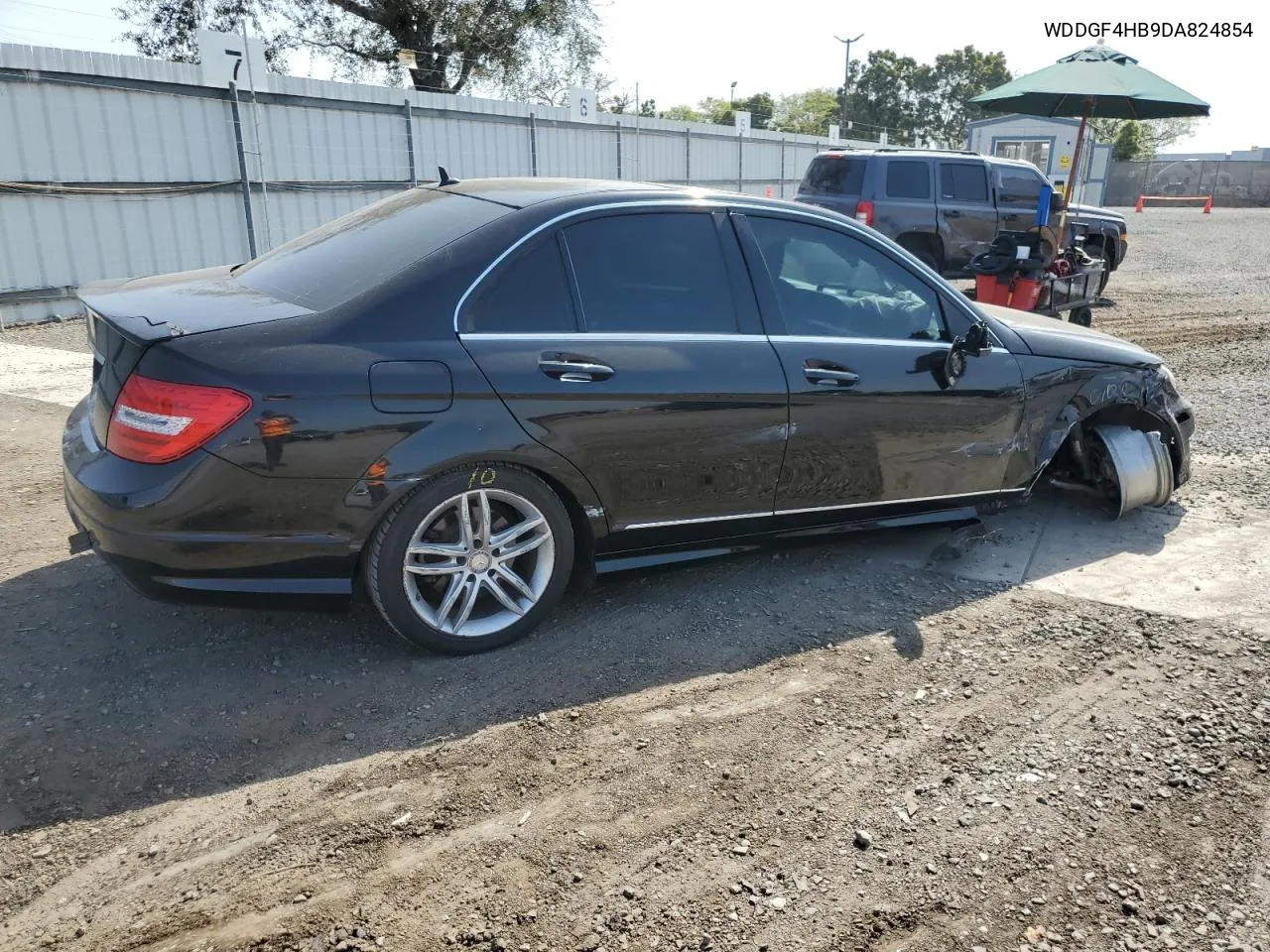 2013 Mercedes-Benz C 250 VIN: WDDGF4HB9DA824854 Lot: 59541224