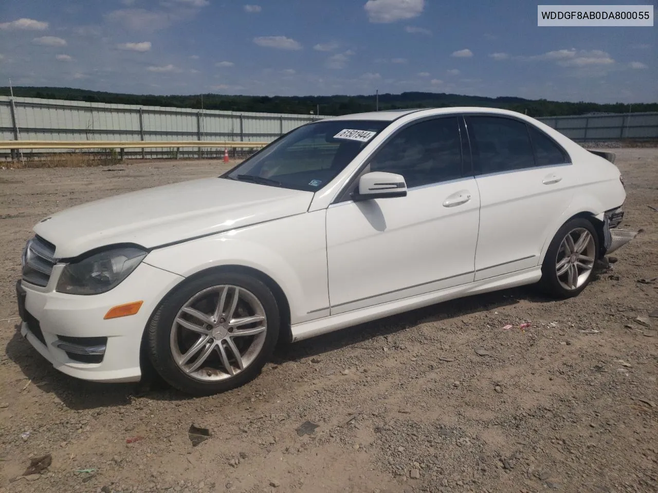 2013 Mercedes-Benz C 300 4Matic VIN: WDDGF8AB0DA800055 Lot: 61501944