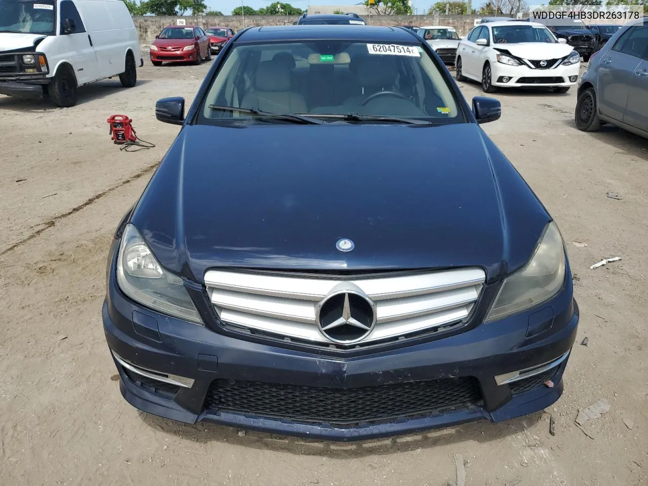 2013 Mercedes-Benz C 250 VIN: WDDGF4HB3DR263178 Lot: 62047514