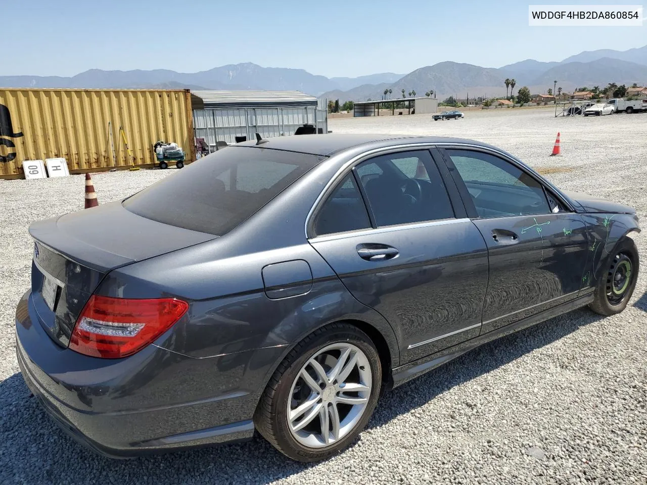 2013 Mercedes-Benz C 250 VIN: WDDGF4HB2DA860854 Lot: 62287534