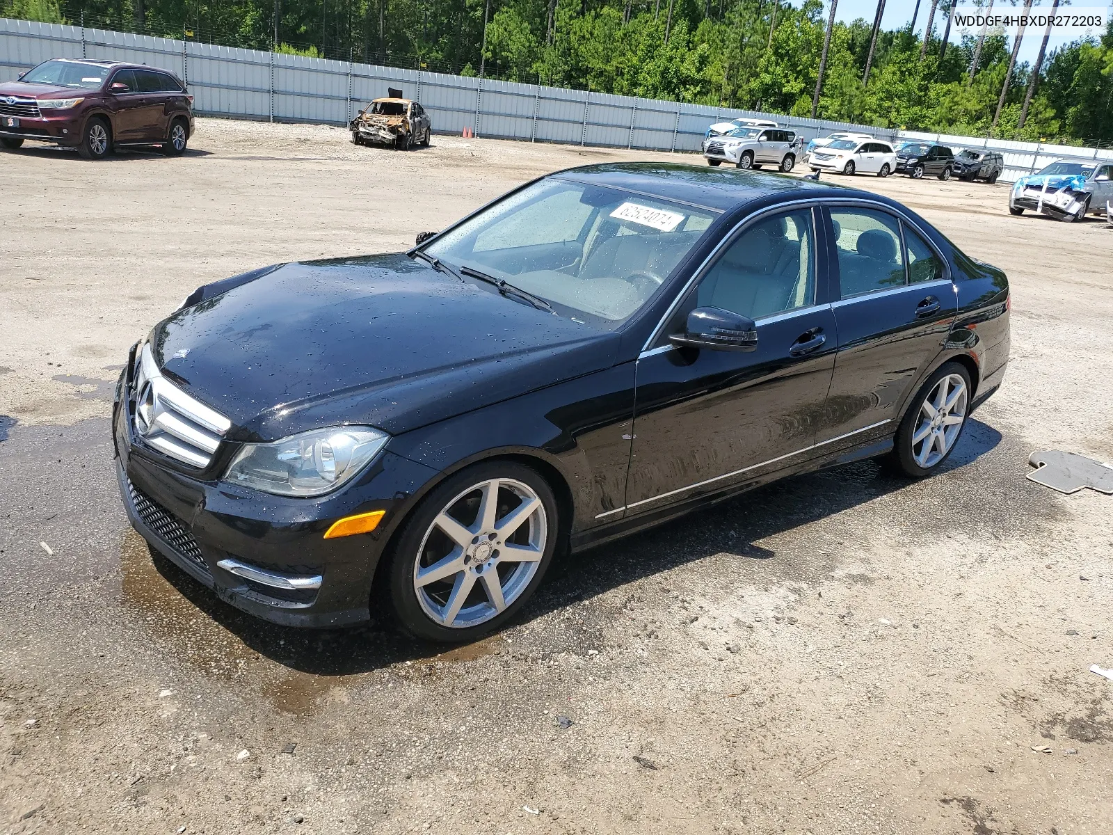 2013 Mercedes-Benz C 250 VIN: WDDGF4HBXDR272203 Lot: 62524074