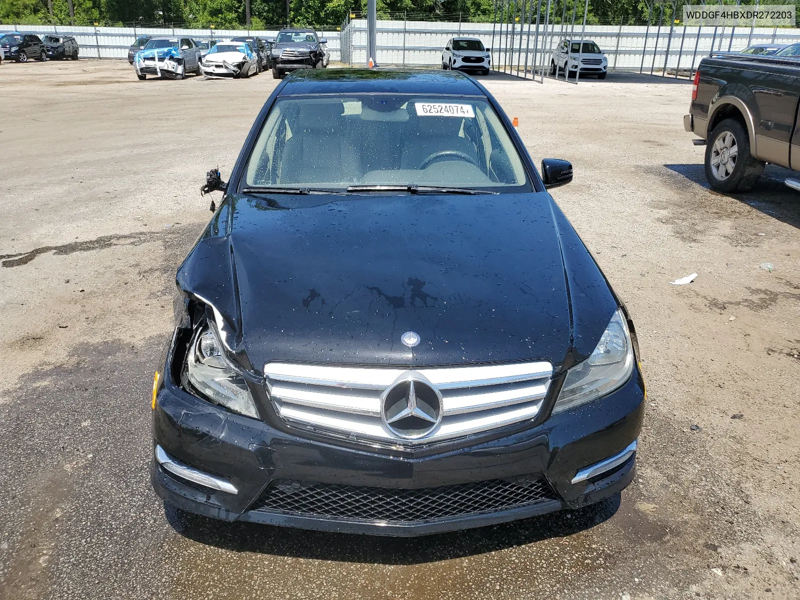 2013 Mercedes-Benz C 250 VIN: WDDGF4HBXDR272203 Lot: 62524074