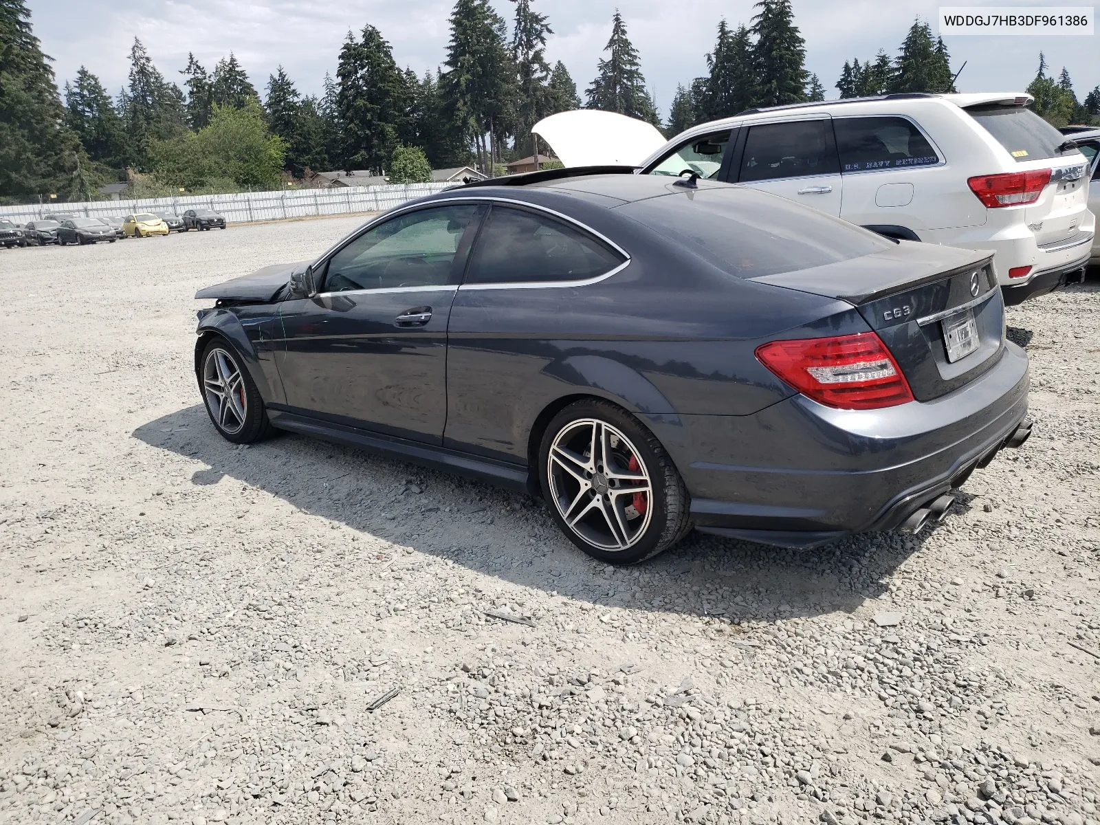 2013 Mercedes-Benz C 63 Amg VIN: WDDGJ7HB3DF961386 Lot: 63481344