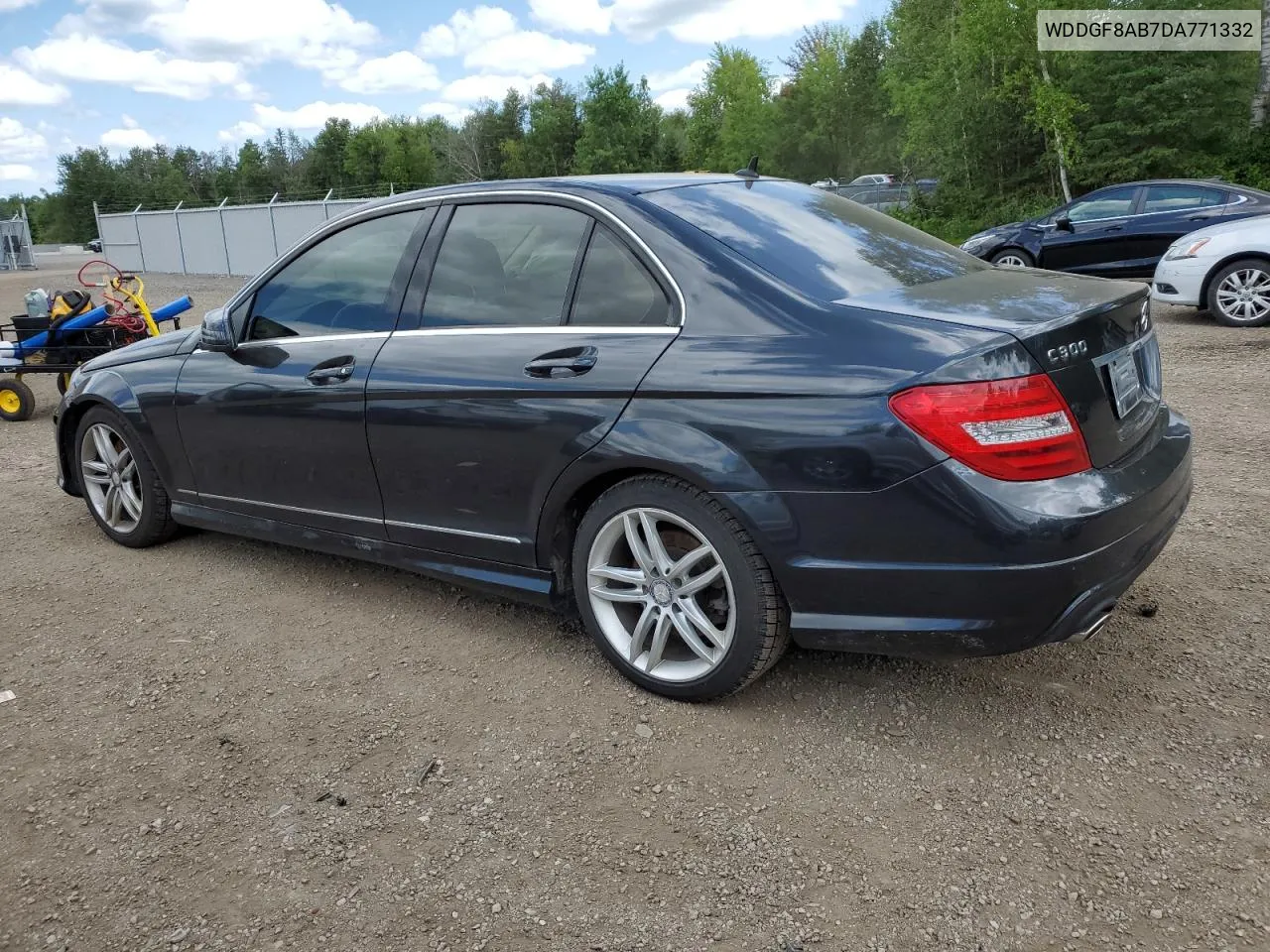 2013 Mercedes-Benz C 300 4Matic VIN: WDDGF8AB7DA771332 Lot: 63930114