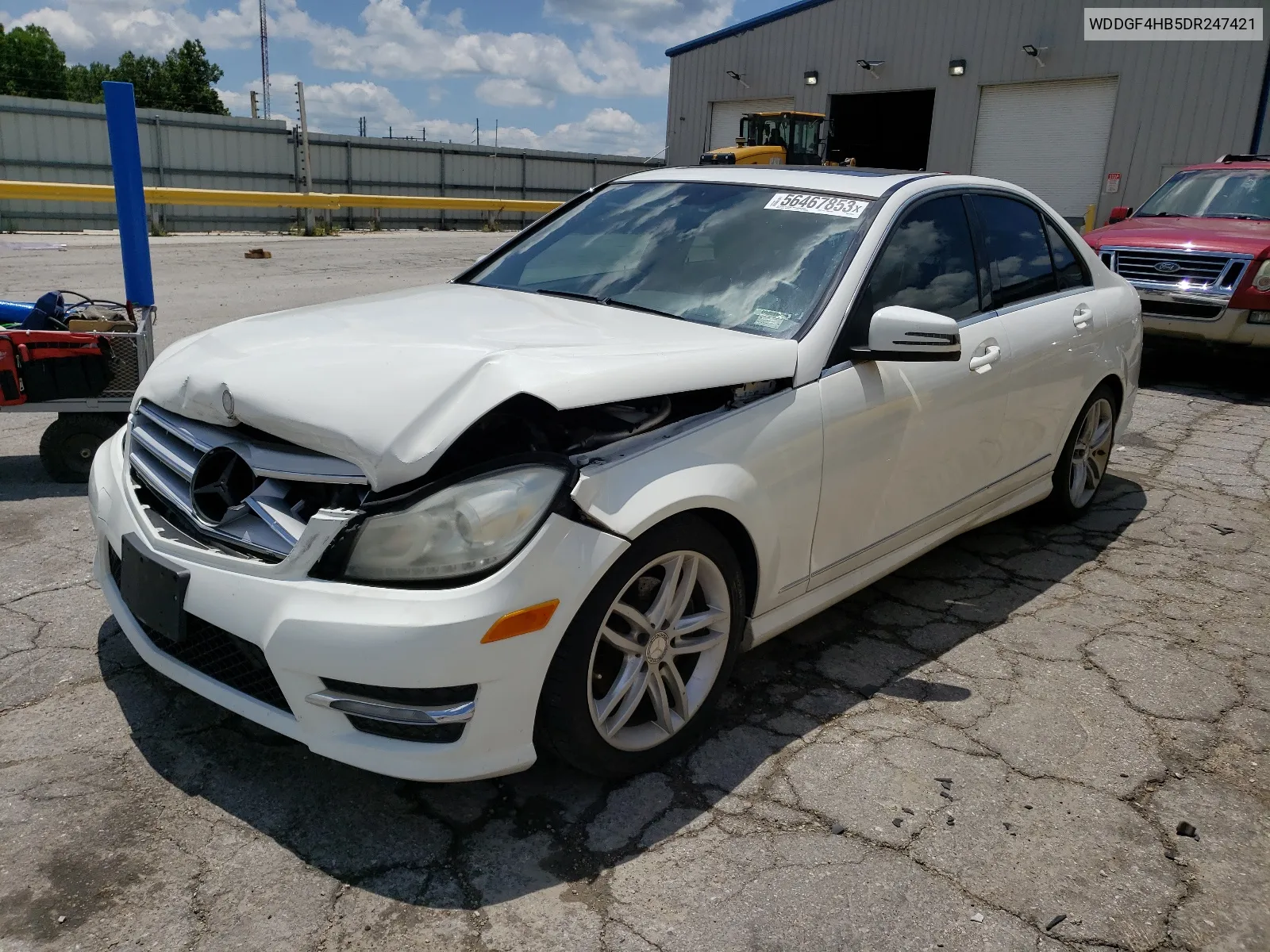 2013 Mercedes-Benz C 250 VIN: WDDGF4HB5DR247421 Lot: 64245684