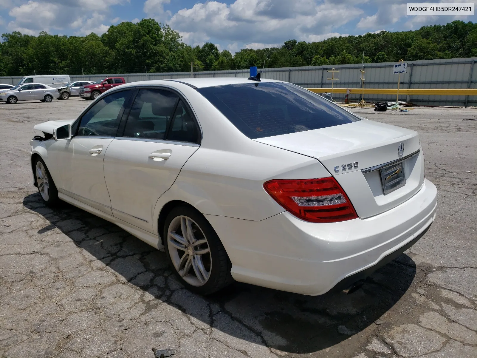 2013 Mercedes-Benz C 250 VIN: WDDGF4HB5DR247421 Lot: 64245684