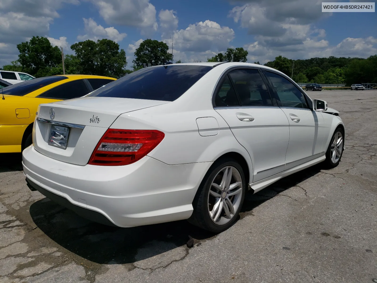 2013 Mercedes-Benz C 250 VIN: WDDGF4HB5DR247421 Lot: 64245684