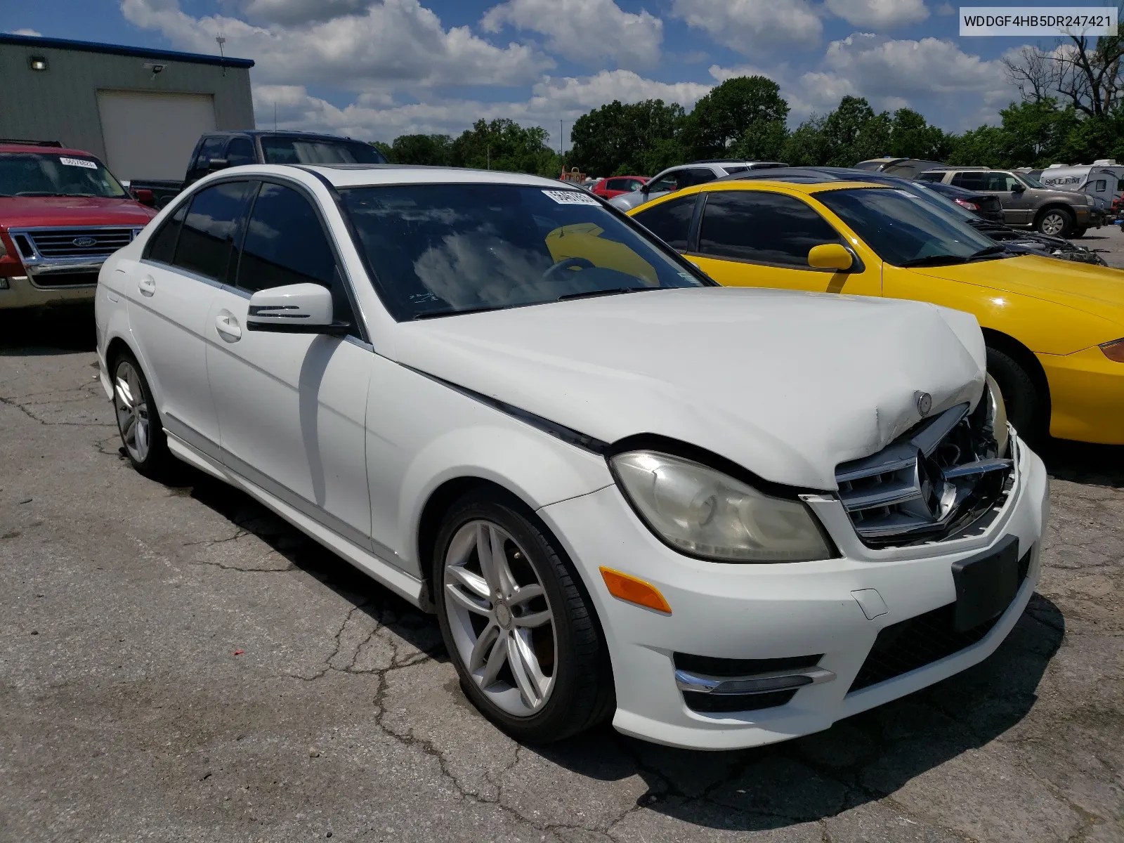 2013 Mercedes-Benz C 250 VIN: WDDGF4HB5DR247421 Lot: 64245684