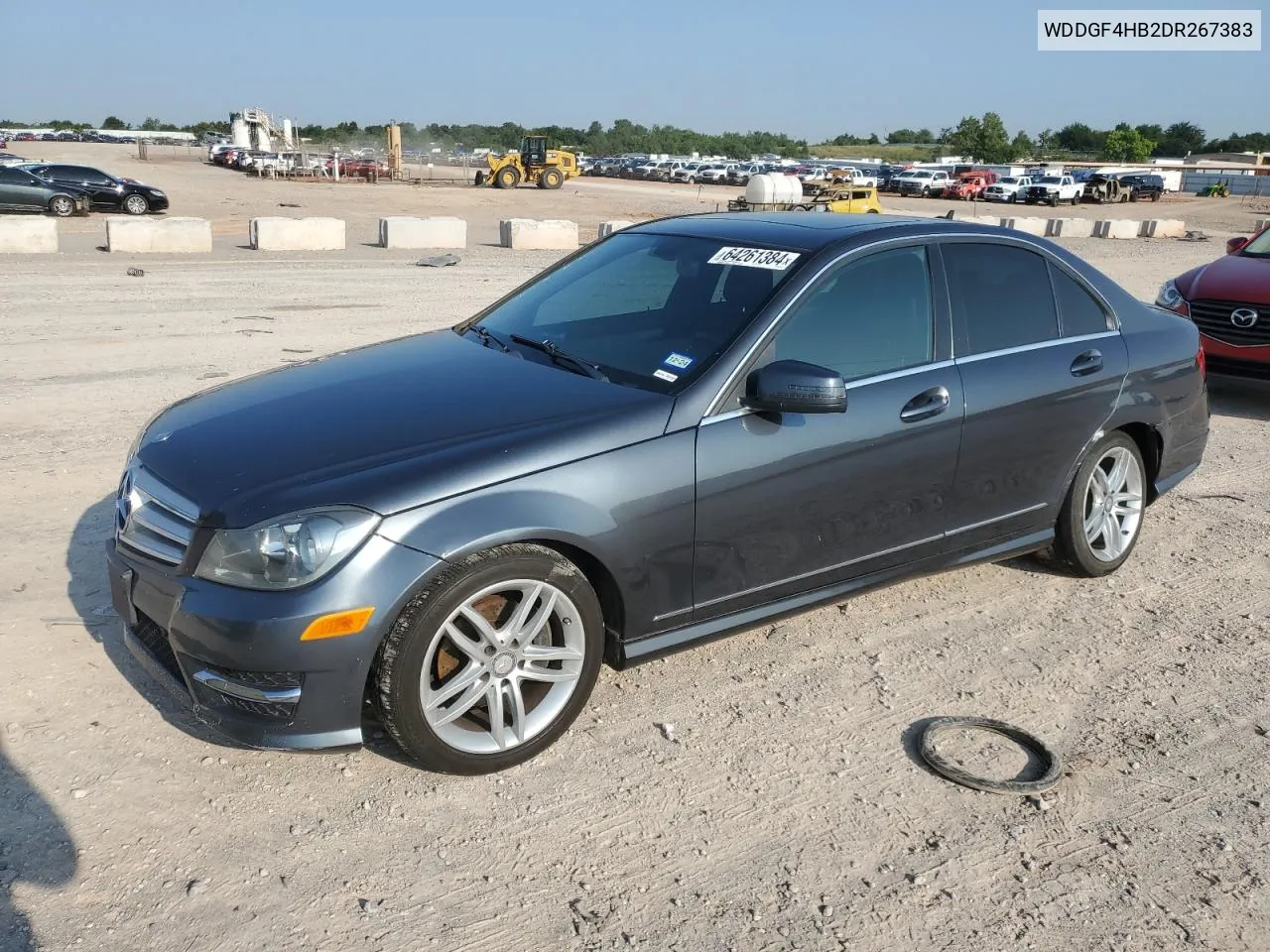 2013 Mercedes-Benz C 250 VIN: WDDGF4HB2DR267383 Lot: 64261384