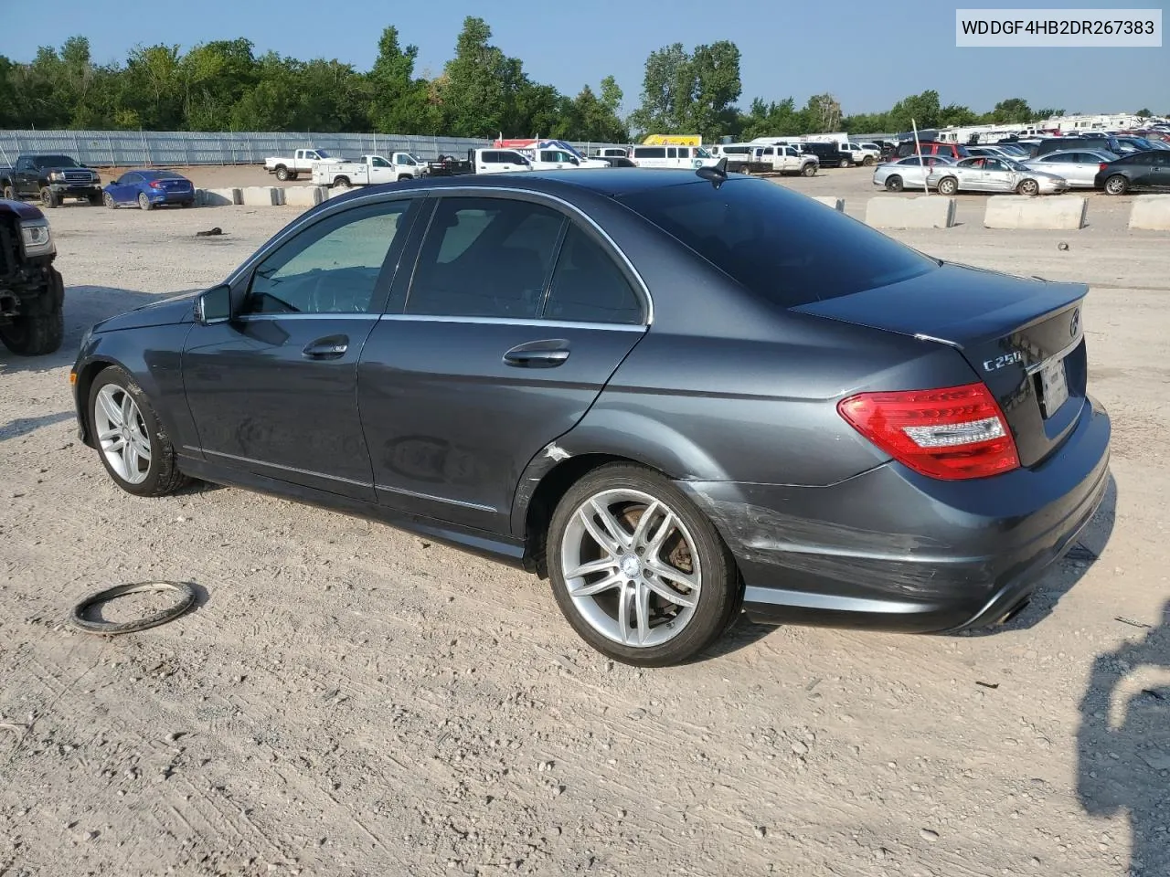 2013 Mercedes-Benz C 250 VIN: WDDGF4HB2DR267383 Lot: 64261384