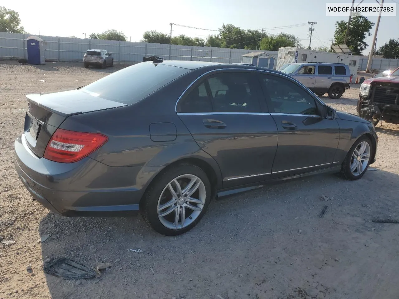 2013 Mercedes-Benz C 250 VIN: WDDGF4HB2DR267383 Lot: 64261384