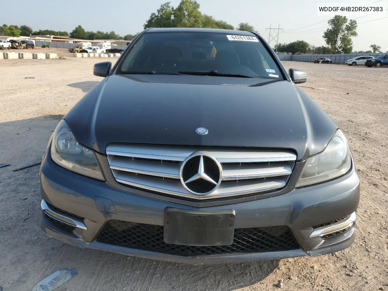 2013 Mercedes-Benz C 250 VIN: WDDGF4HB2DR267383 Lot: 64261384