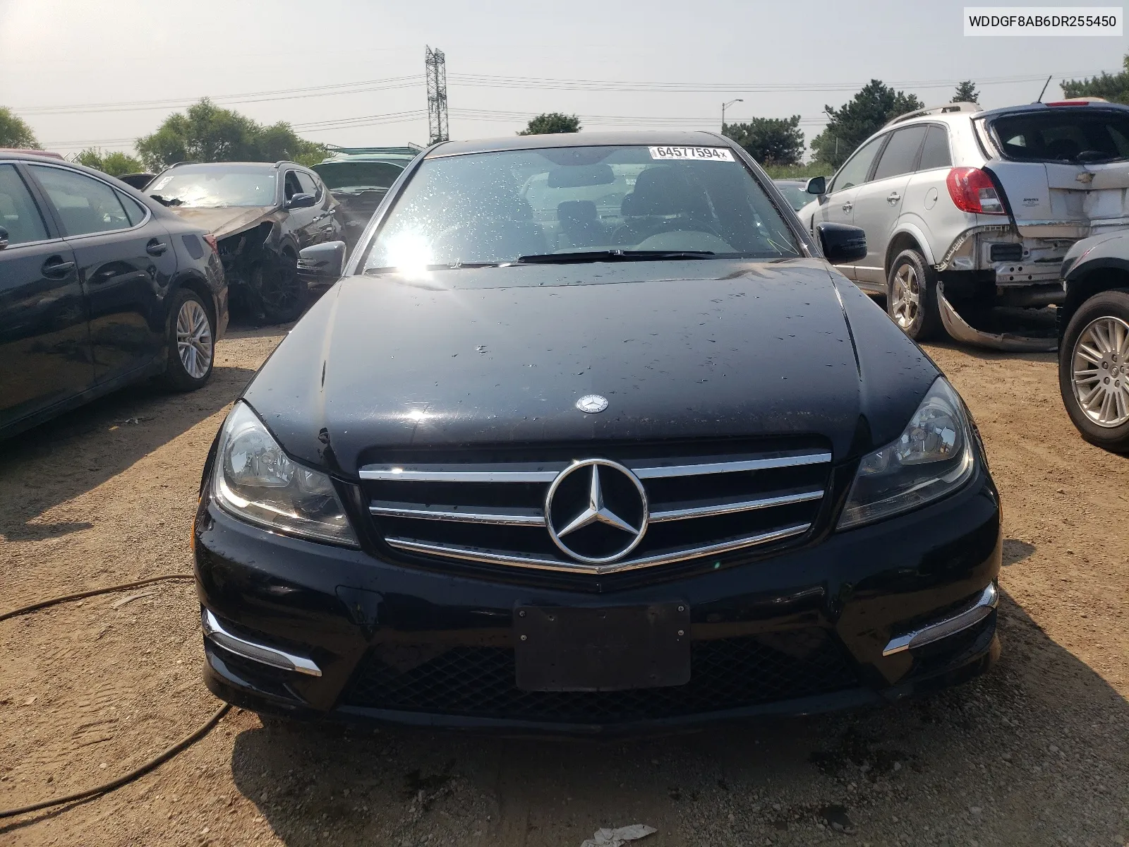 2013 Mercedes-Benz C 300 4Matic VIN: WDDGF8AB6DR255450 Lot: 64577594