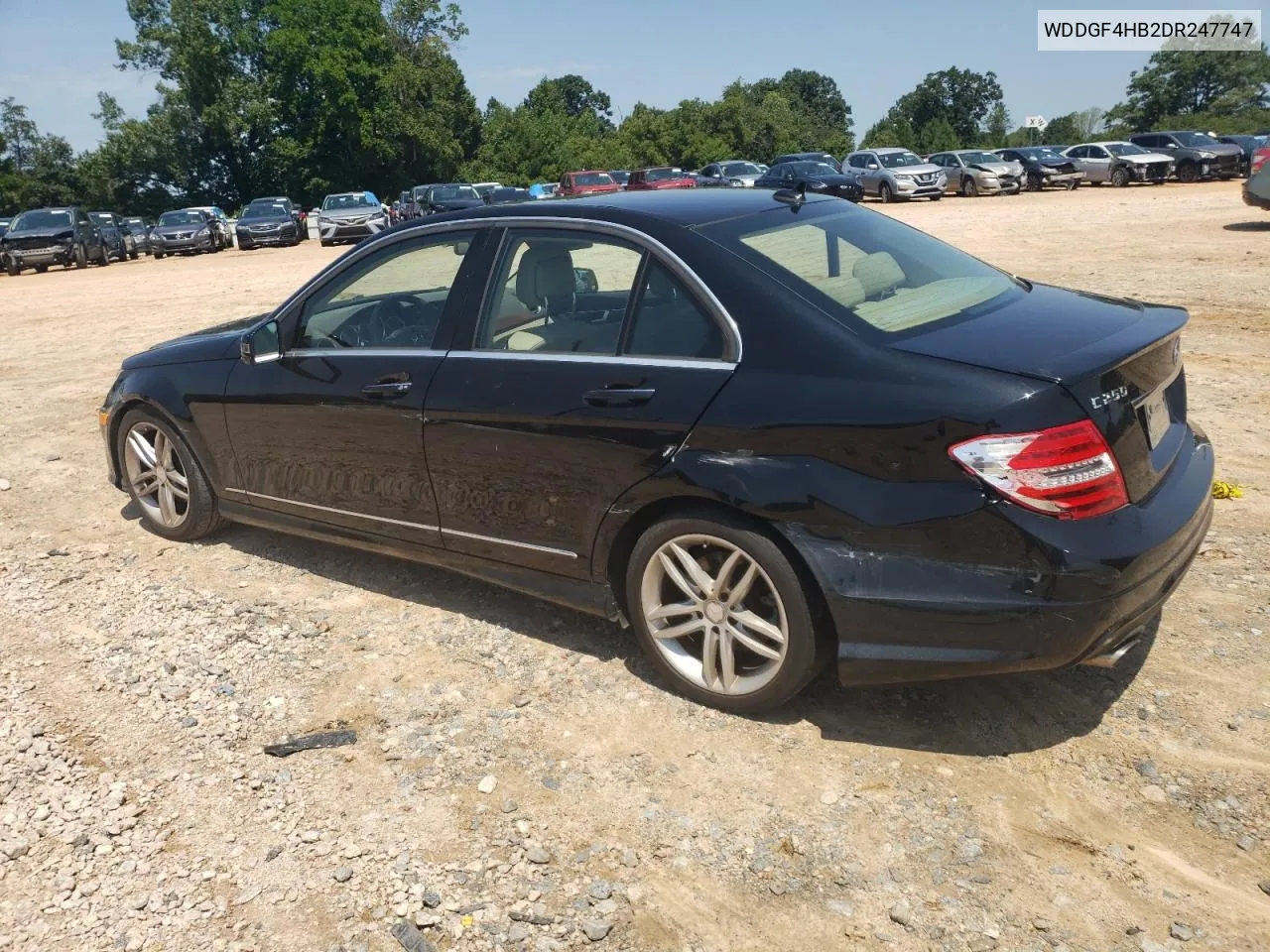 2013 Mercedes-Benz C 250 VIN: WDDGF4HB2DR247747 Lot: 65311484