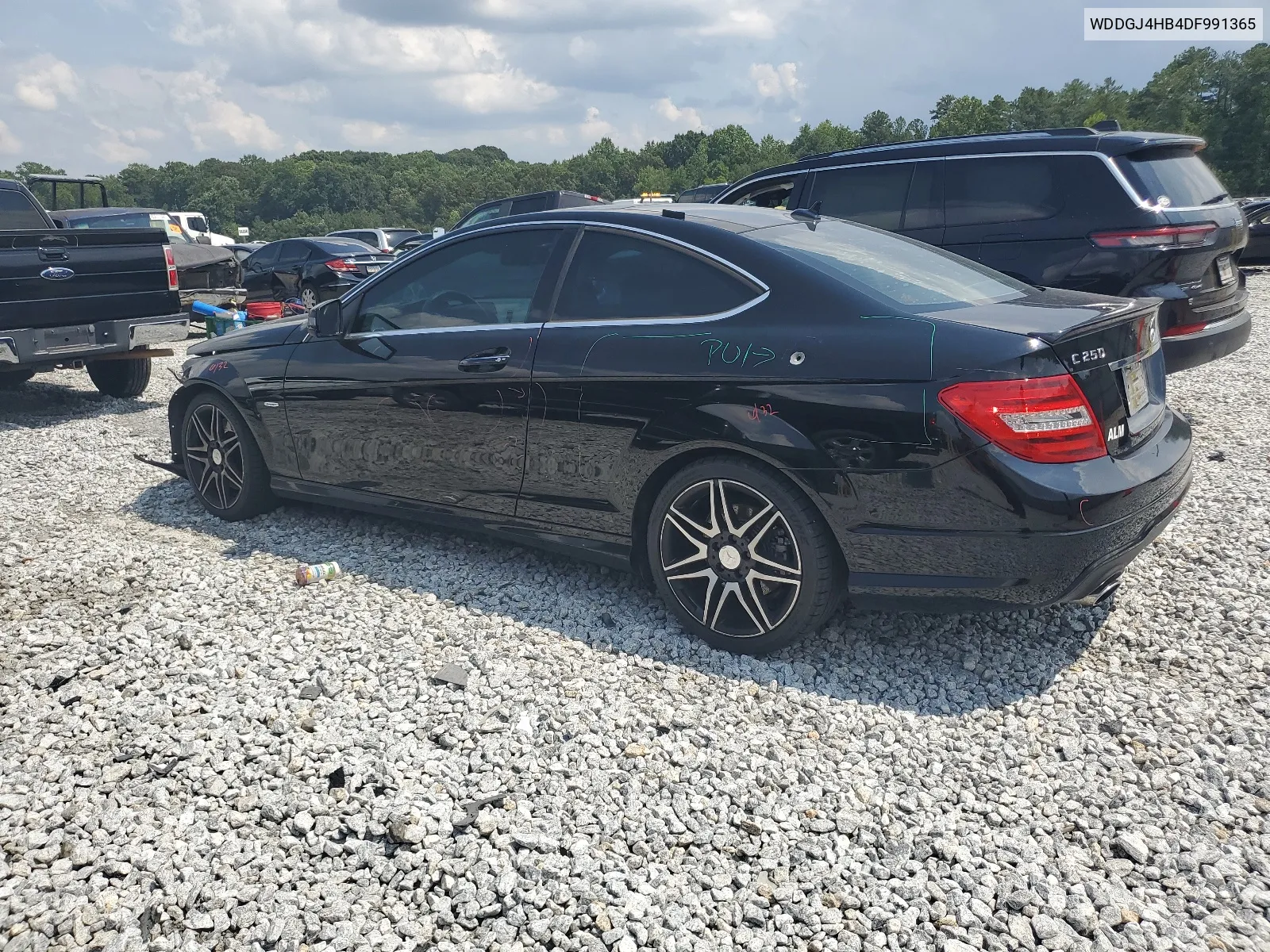 2013 Mercedes-Benz C 250 VIN: WDDGJ4HB4DF991365 Lot: 65406054