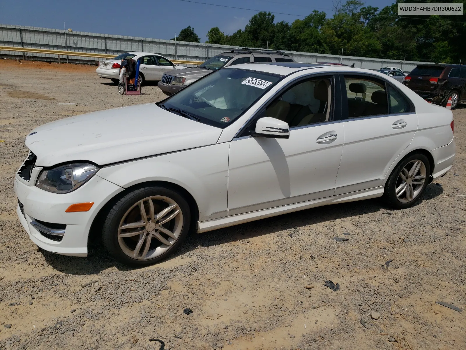 2013 Mercedes-Benz C 250 VIN: WDDGF4HB7DR300622 Lot: 65535944