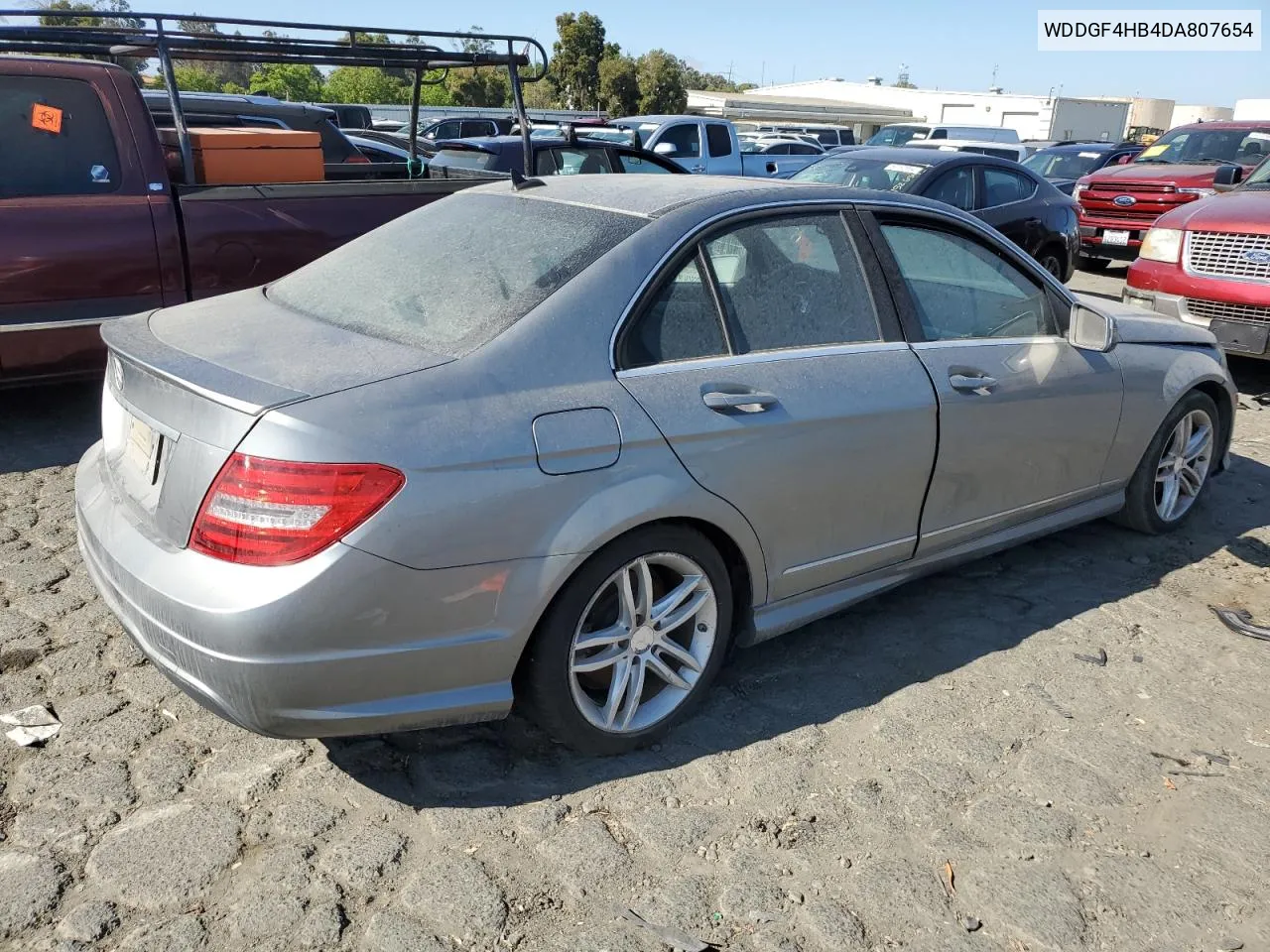 2013 Mercedes-Benz C 250 VIN: WDDGF4HB4DA807654 Lot: 66020814