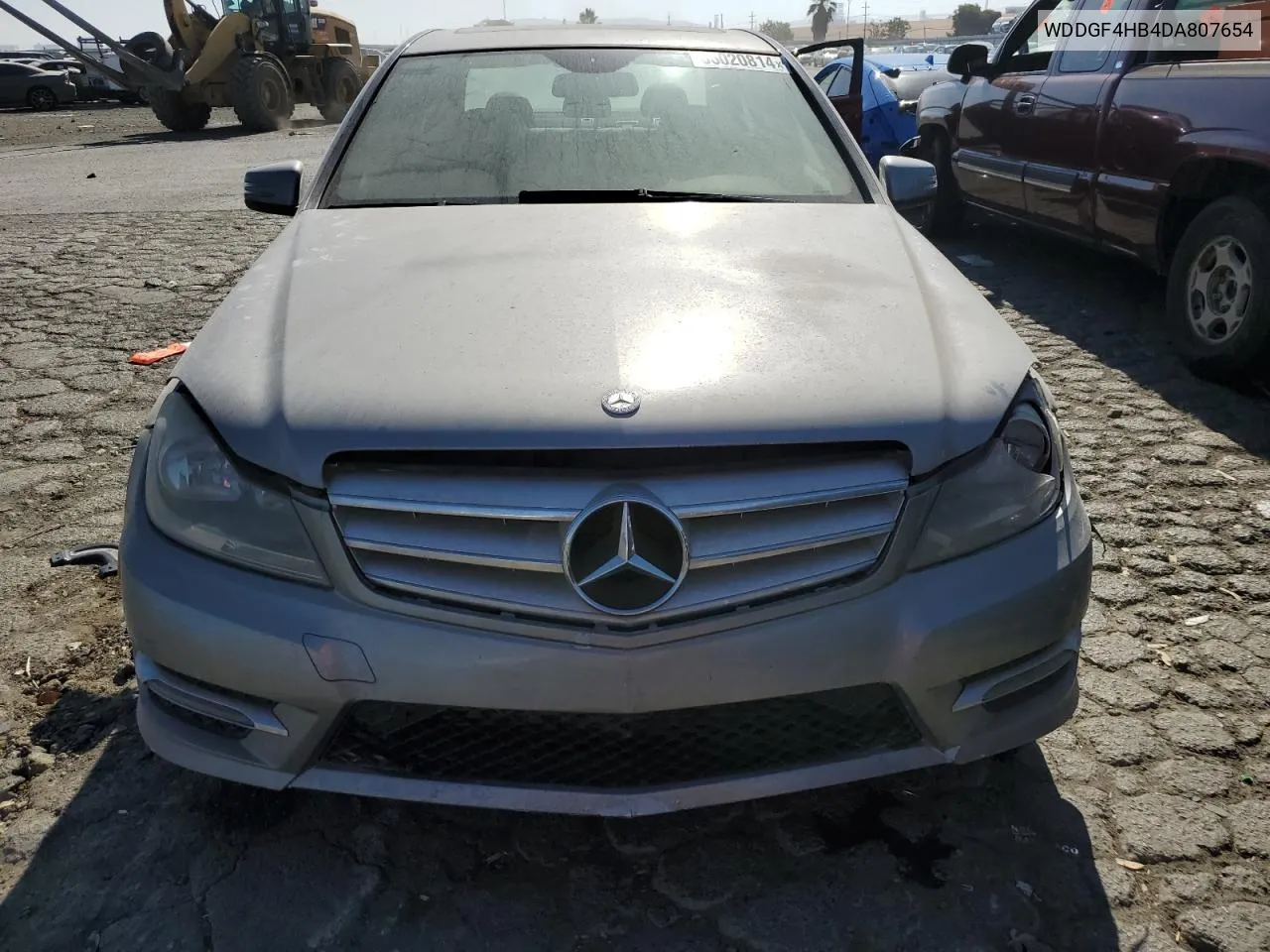 2013 Mercedes-Benz C 250 VIN: WDDGF4HB4DA807654 Lot: 66020814