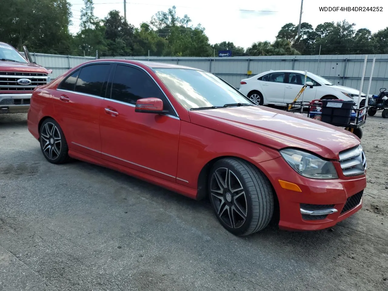 2013 Mercedes-Benz C 250 VIN: WDDGF4HB4DR244252 Lot: 67590164