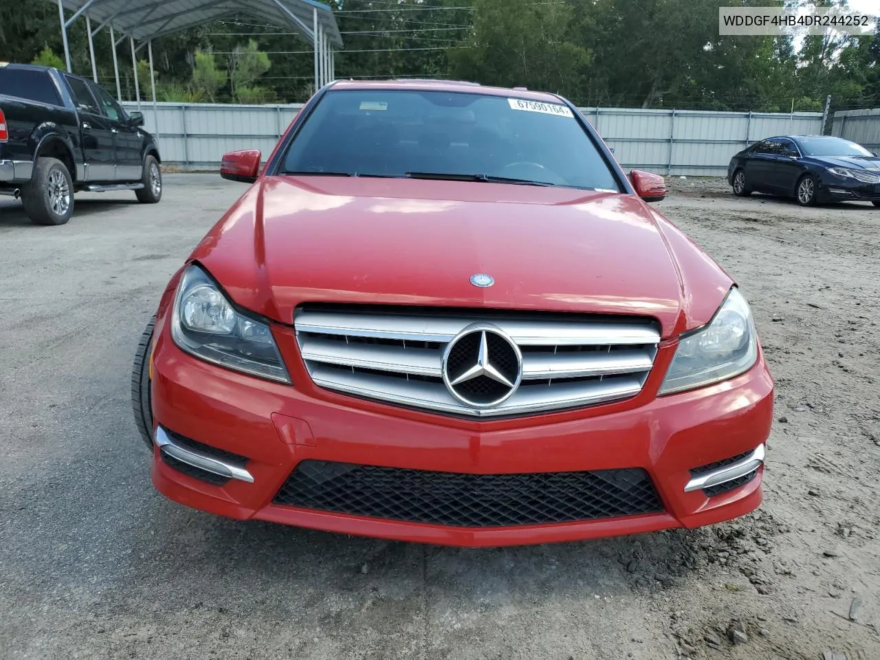 2013 Mercedes-Benz C 250 VIN: WDDGF4HB4DR244252 Lot: 67590164