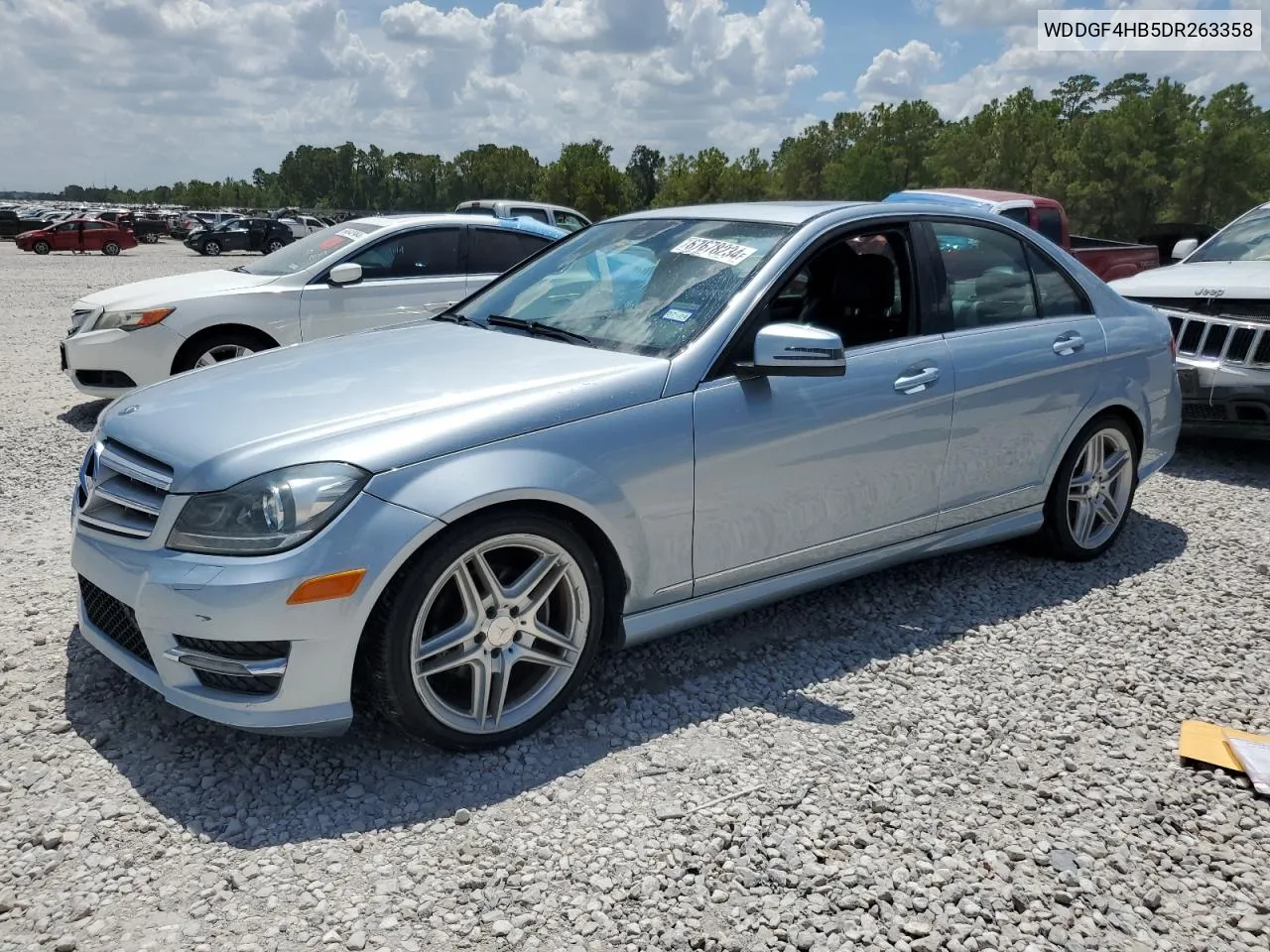 2013 Mercedes-Benz C 250 VIN: WDDGF4HB5DR263358 Lot: 67678234