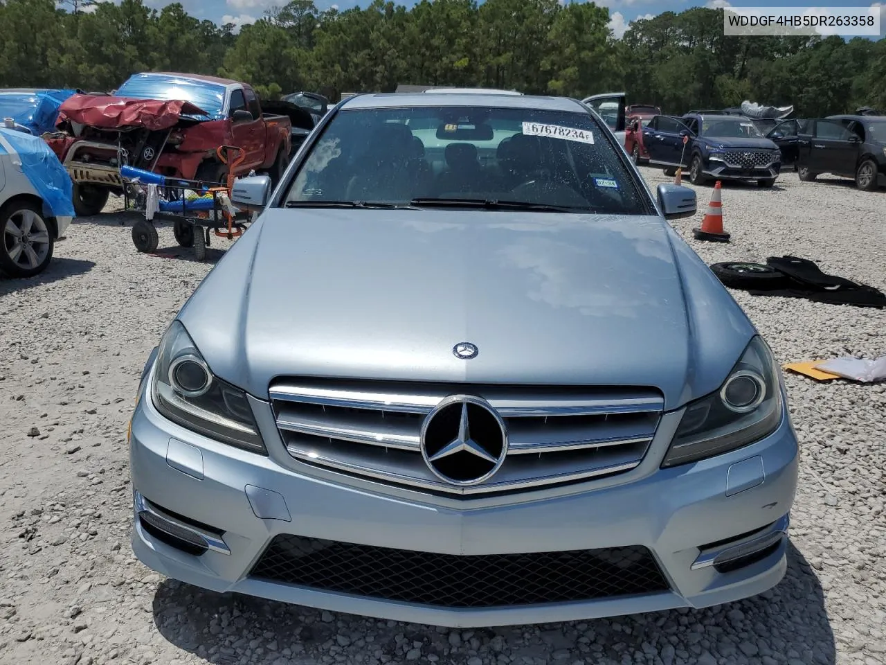 2013 Mercedes-Benz C 250 VIN: WDDGF4HB5DR263358 Lot: 67678234