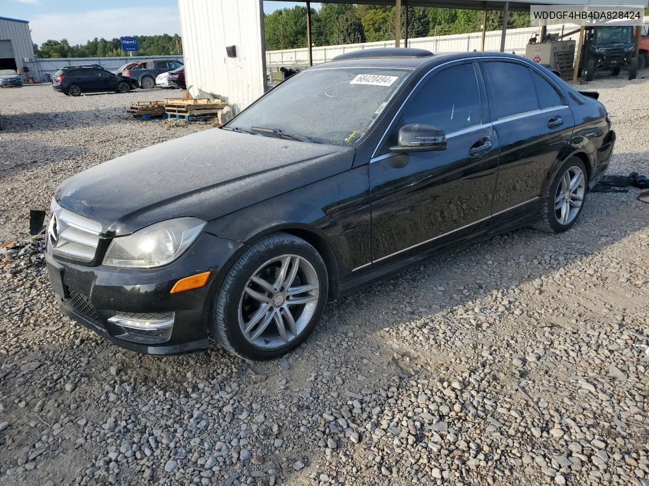 2013 Mercedes-Benz C 250 VIN: WDDGF4HB4DA828424 Lot: 68420494