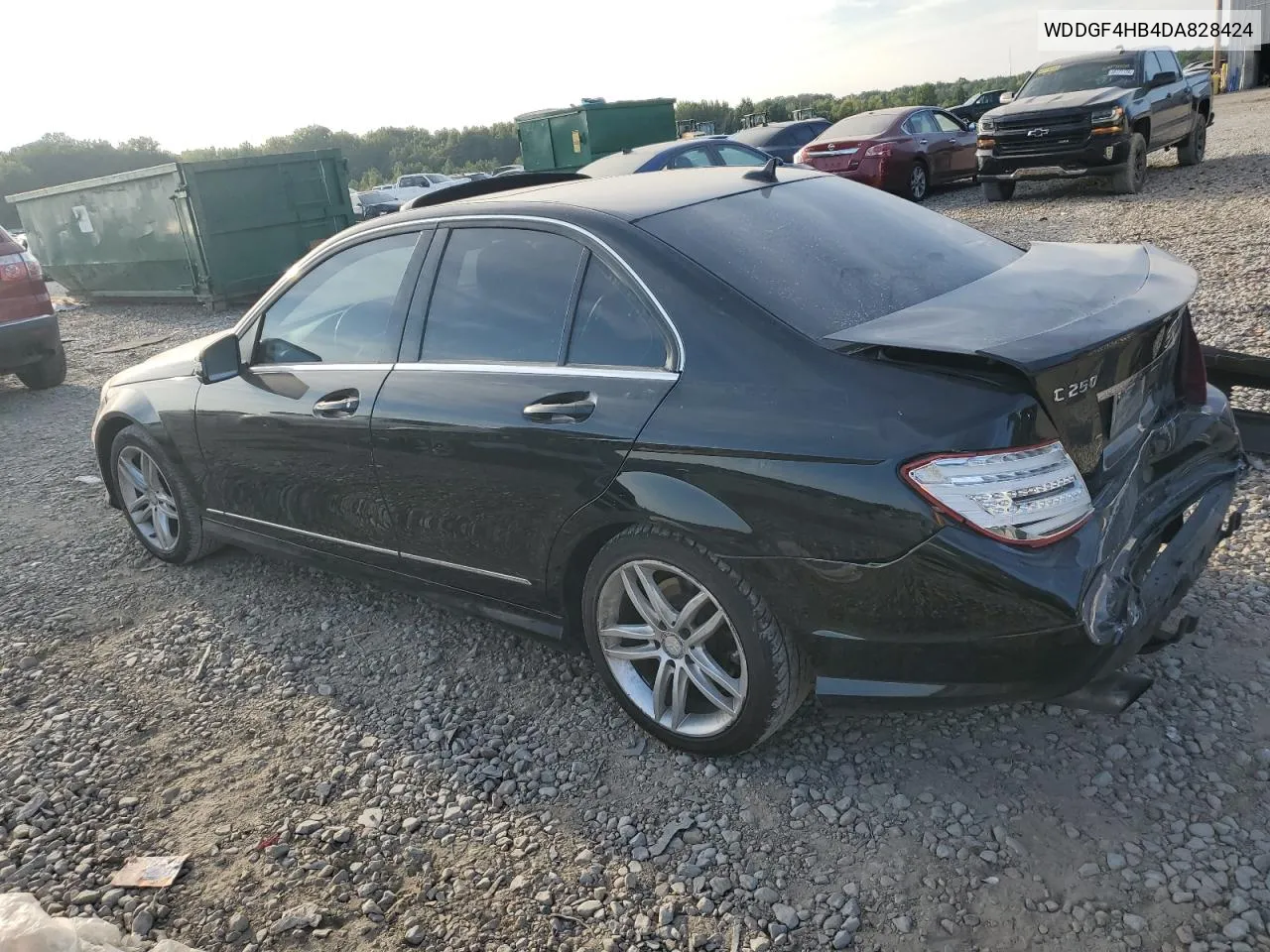 2013 Mercedes-Benz C 250 VIN: WDDGF4HB4DA828424 Lot: 68420494