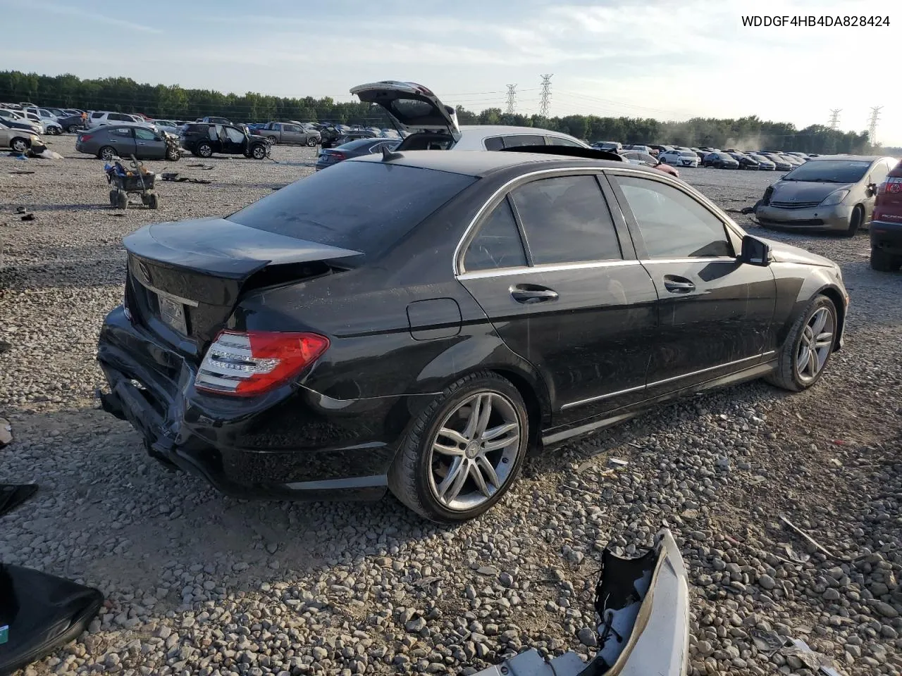 2013 Mercedes-Benz C 250 VIN: WDDGF4HB4DA828424 Lot: 68420494