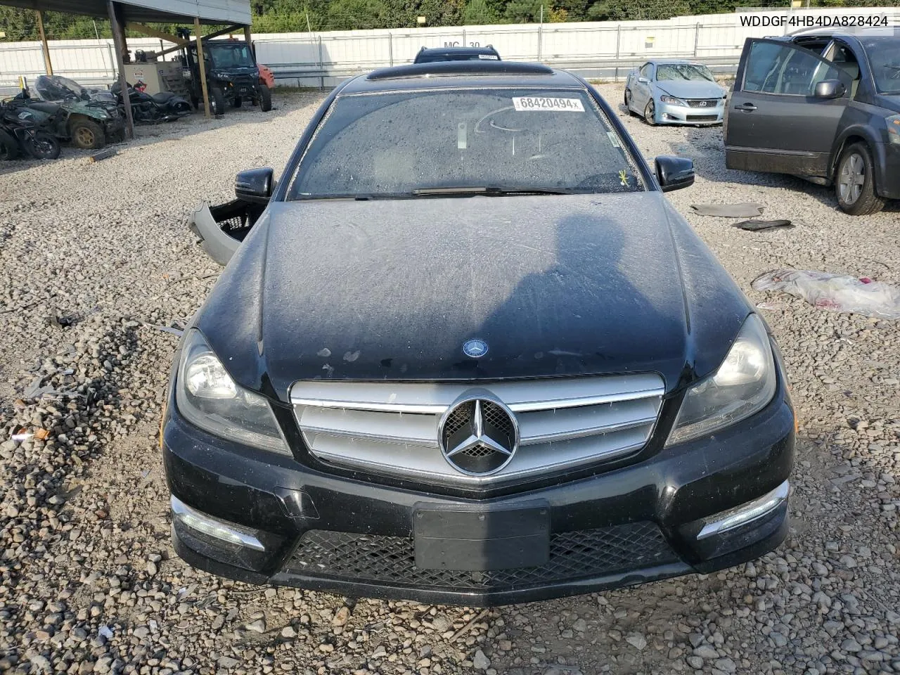 2013 Mercedes-Benz C 250 VIN: WDDGF4HB4DA828424 Lot: 68420494