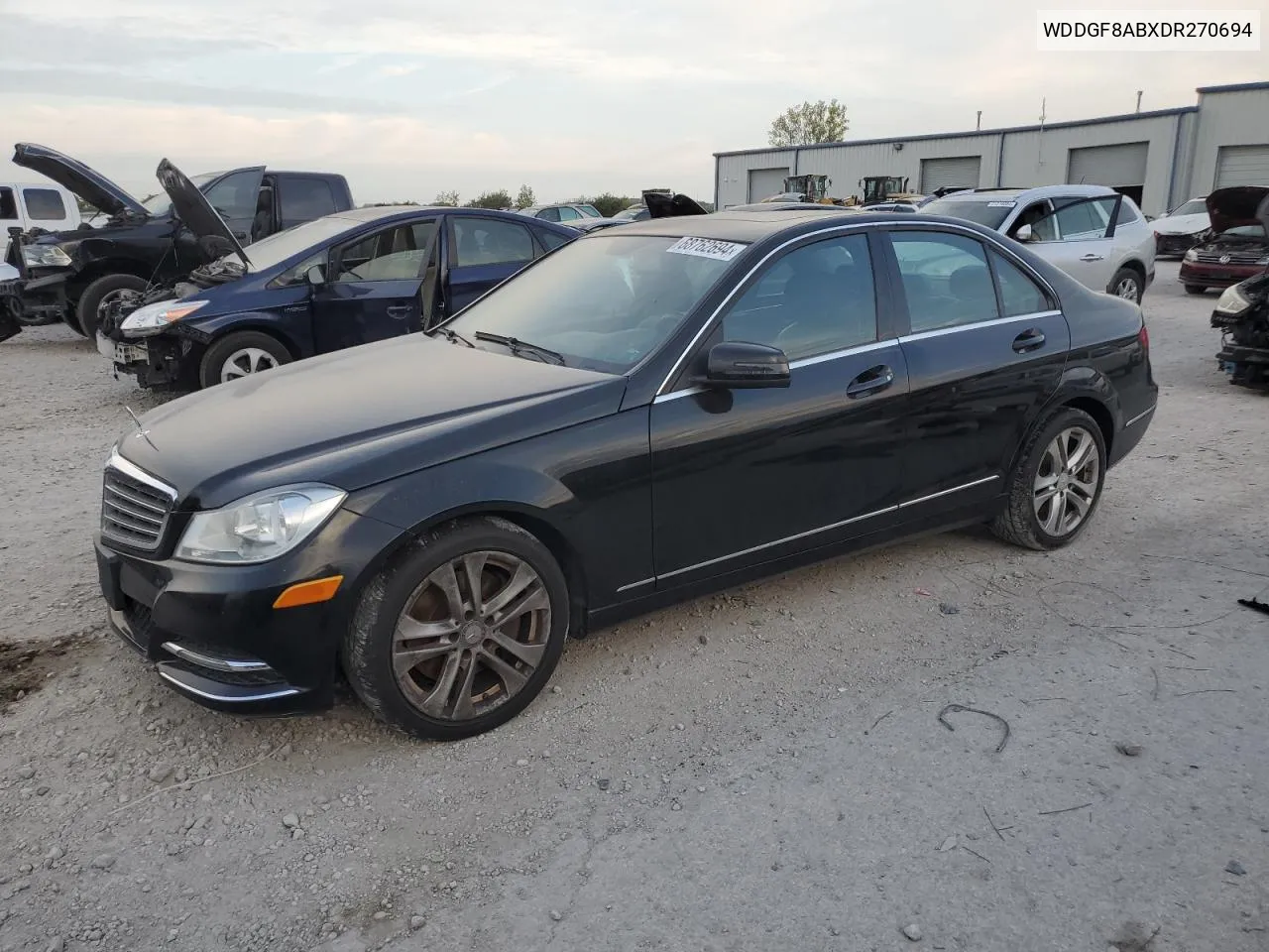 2013 Mercedes-Benz C 300 4Matic VIN: WDDGF8ABXDR270694 Lot: 68762694