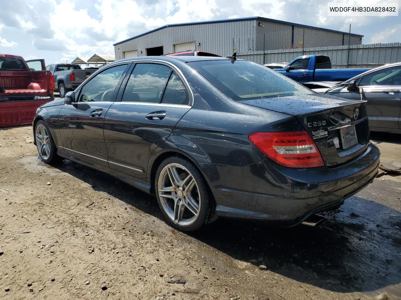 2013 Mercedes-Benz C 250 VIN: WDDGF4HB3DA828432 Lot: 68832074