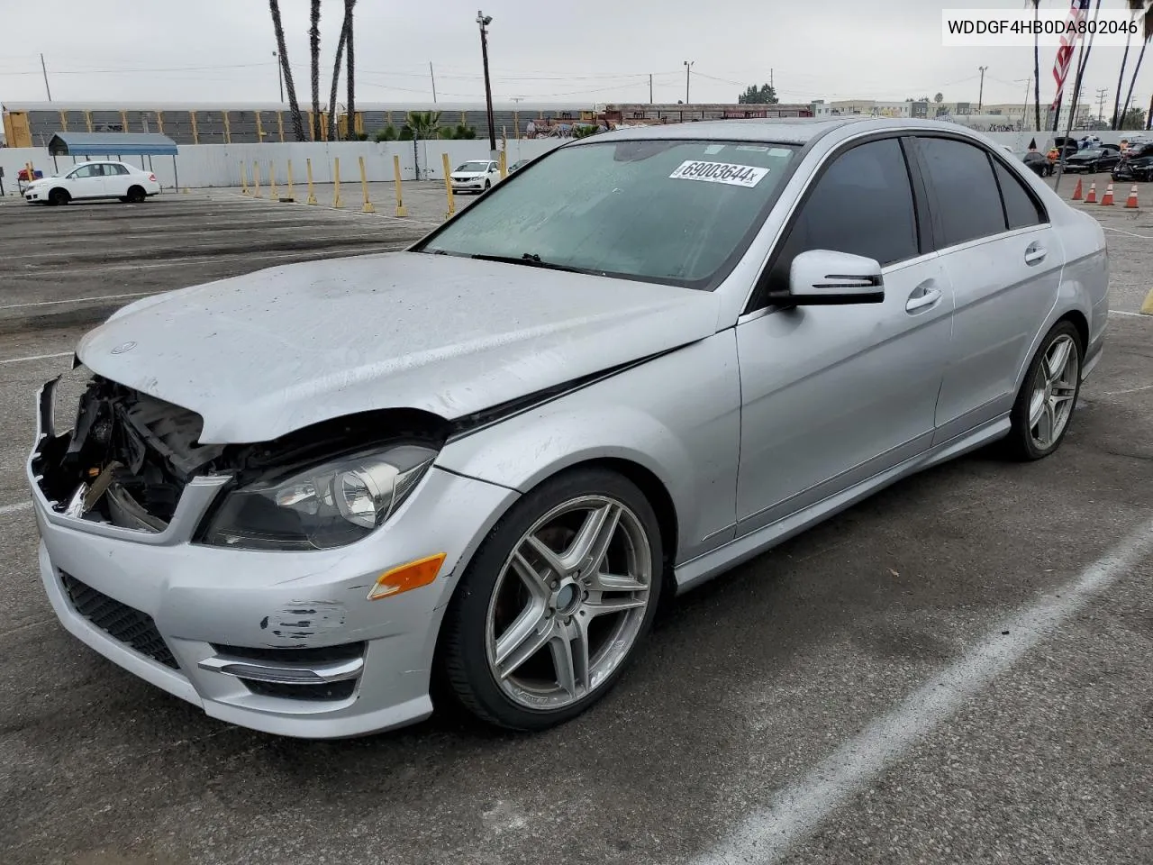 2013 Mercedes-Benz C 250 VIN: WDDGF4HB0DA802046 Lot: 69003644