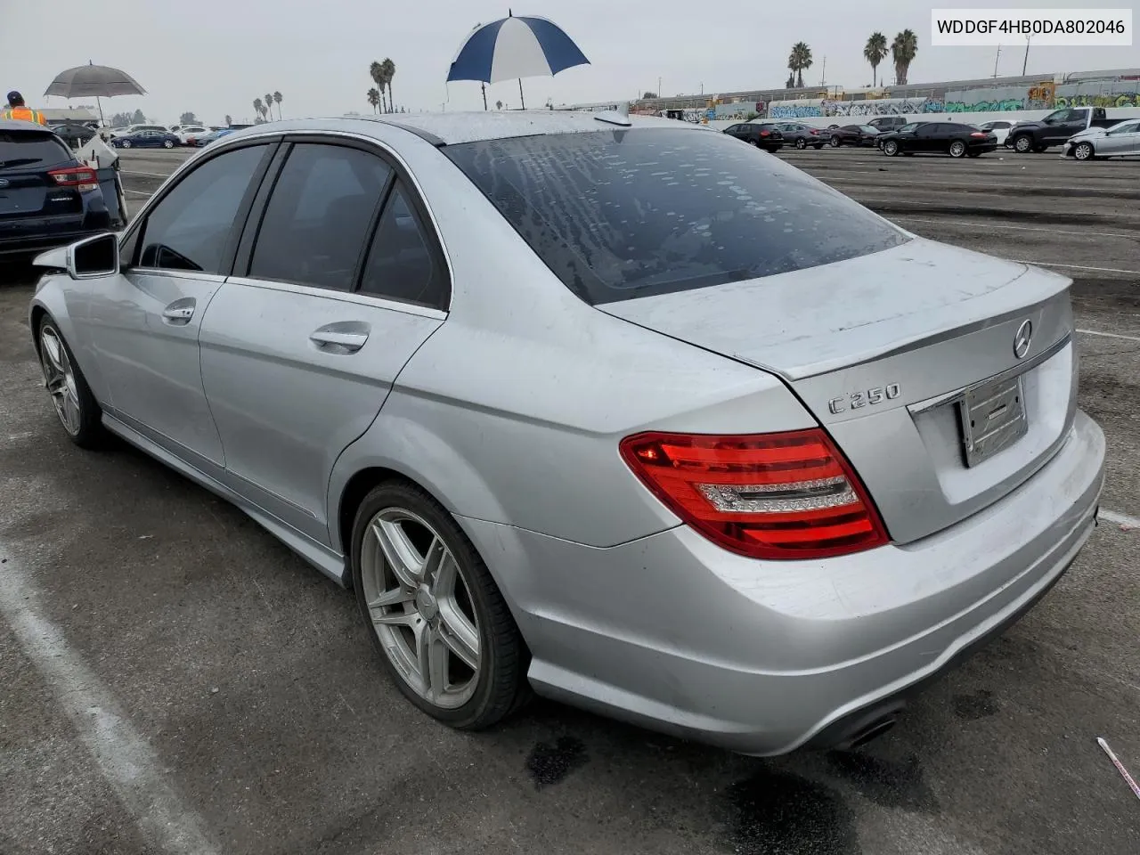 2013 Mercedes-Benz C 250 VIN: WDDGF4HB0DA802046 Lot: 69003644