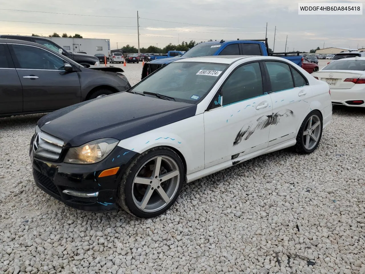 2013 Mercedes-Benz C 250 VIN: WDDGF4HB6DA845418 Lot: 69078724